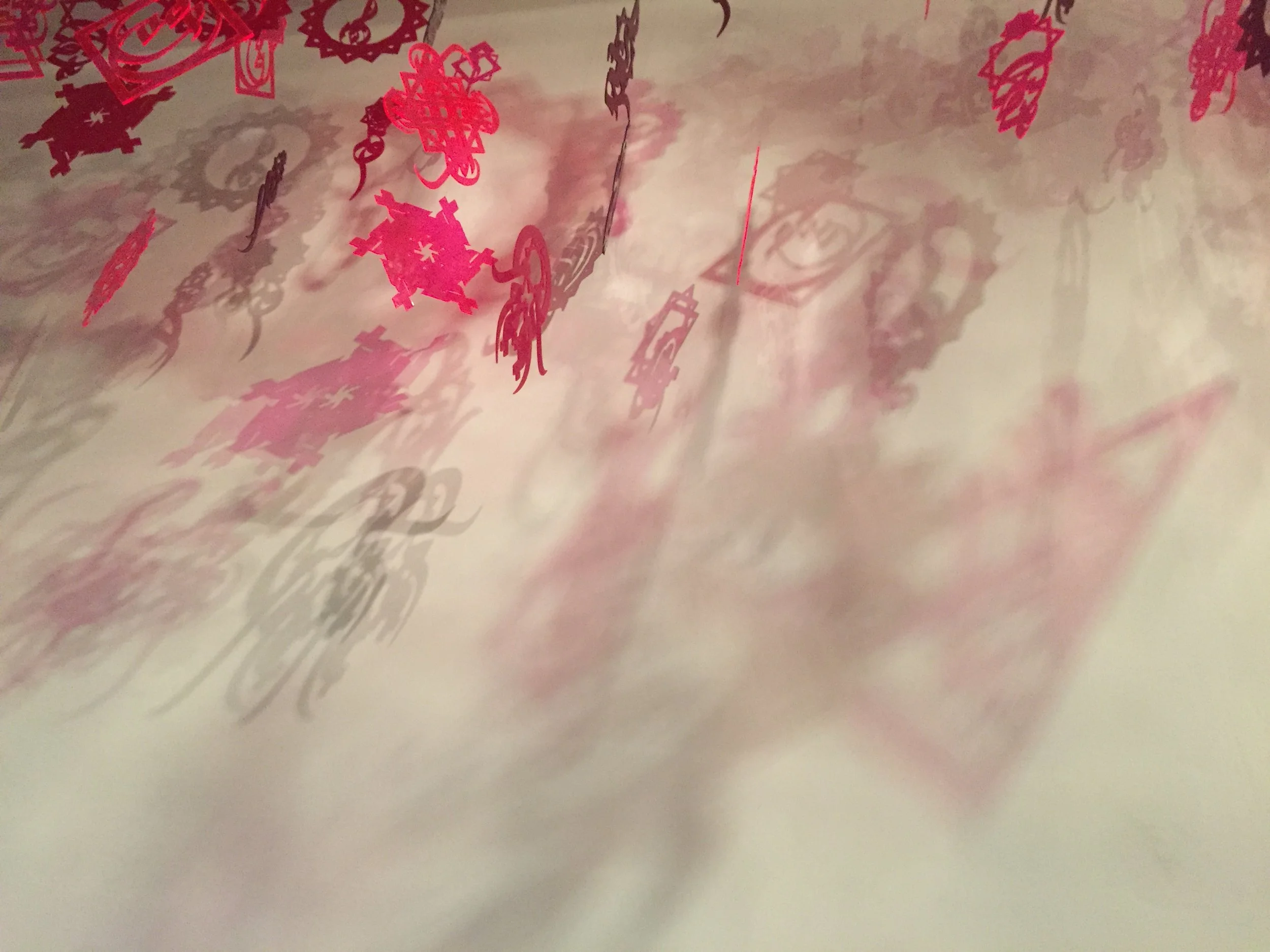 River of Words installation for R.E.M. - August 2019