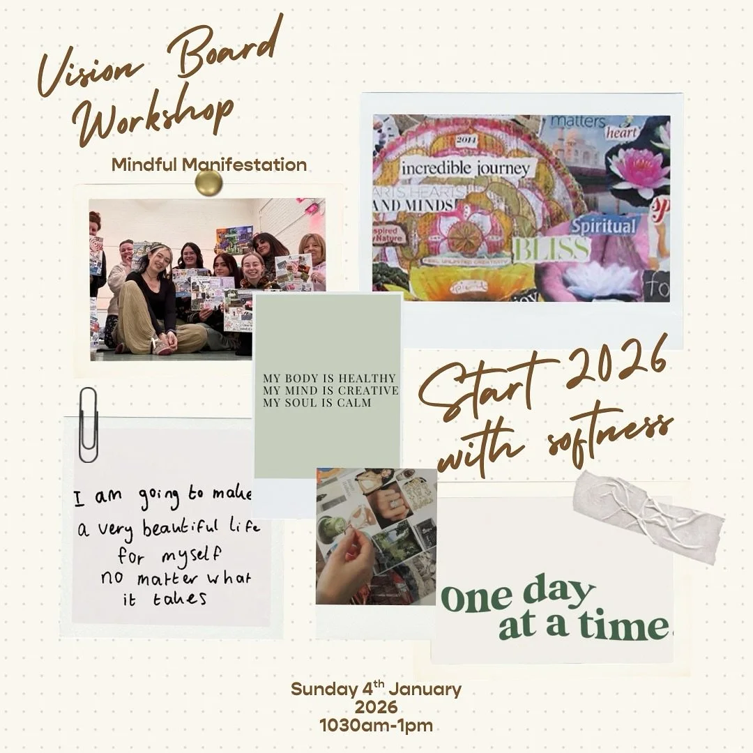 Step into the new year with intention, not pressure🙌

Join me for a New Year Workshop for Mindful Manifestation✨

A cosy winter afternoon of rest, reflection, and mindful creativity!

We&rsquo;ll journey through Yoga Nidra, vision boarding, tea + ho