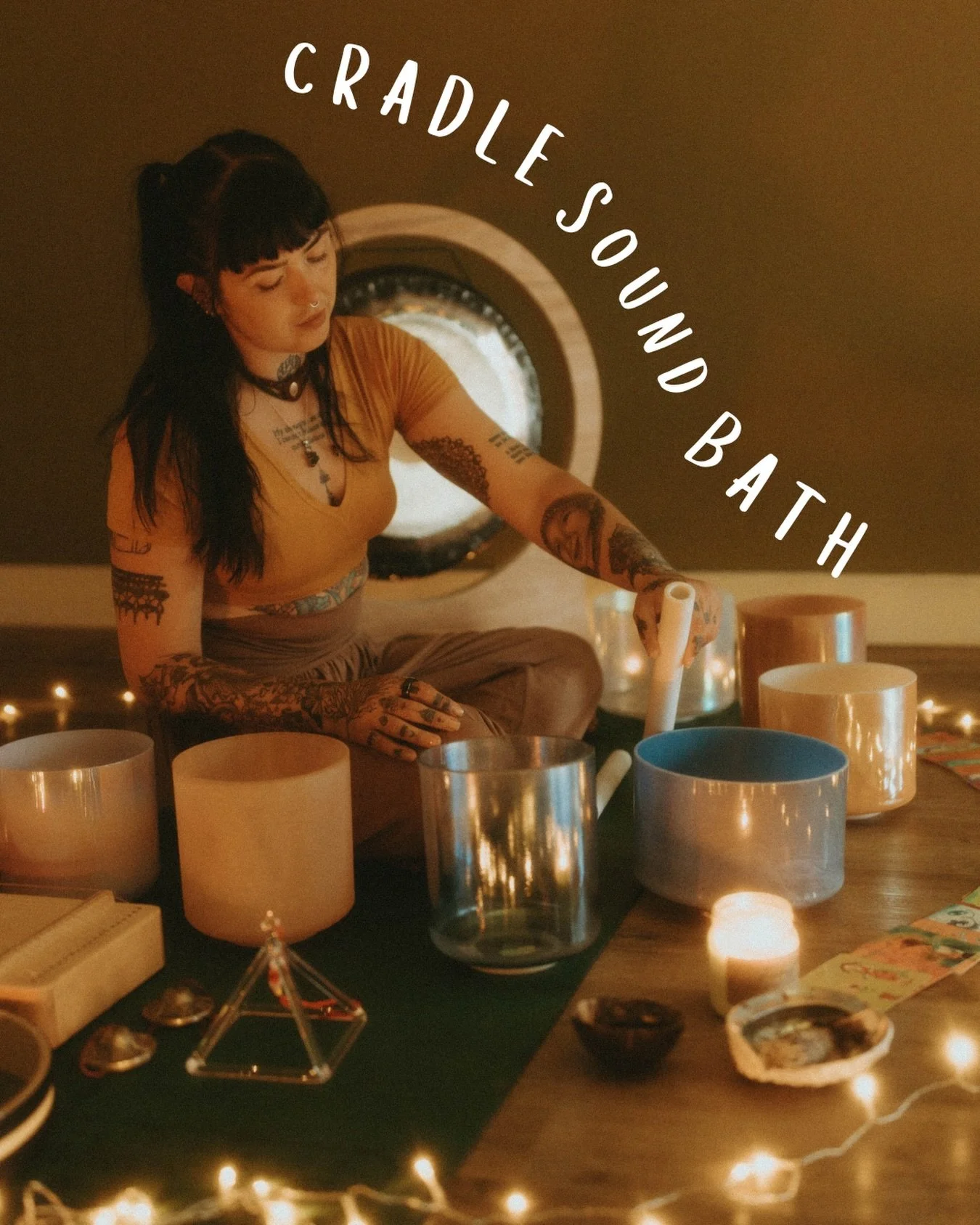 PSA - you can now find our sell out Cradle Sound Baths scheduled in all the way until June! 

If letting go of tension, reconnecting with deep peace whilst being cocooned in one of our aerial hammocks sounds good to you, head straight to the link in 