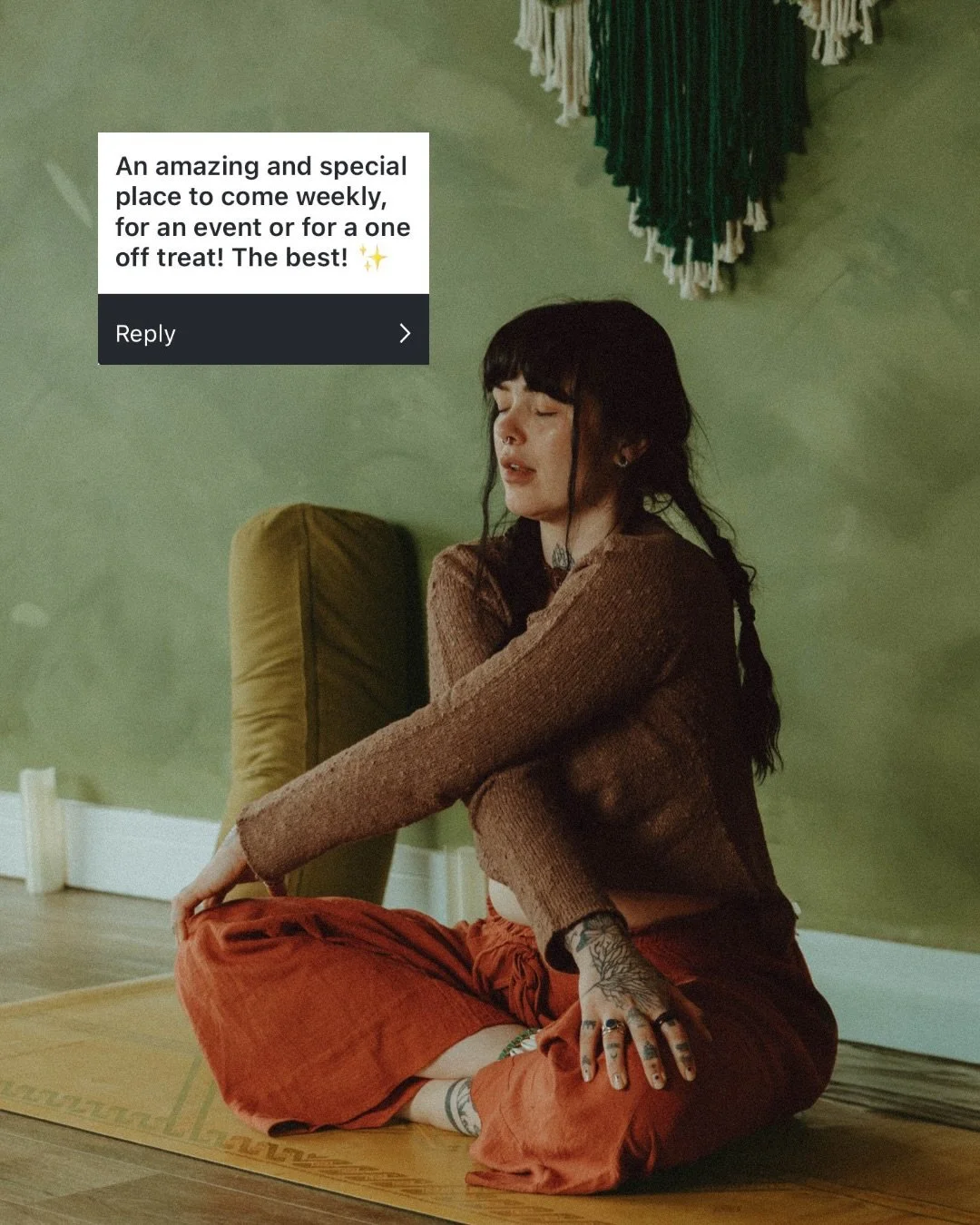 Now we shout from the rooftops about @thehealingspacestudio all the time, but swipe for a read of what everyone else thinks of our little sanctuary 🥹

#yogastudio #yoganorthwales #yogaclasses #pilatesclass #pilatesflintshire