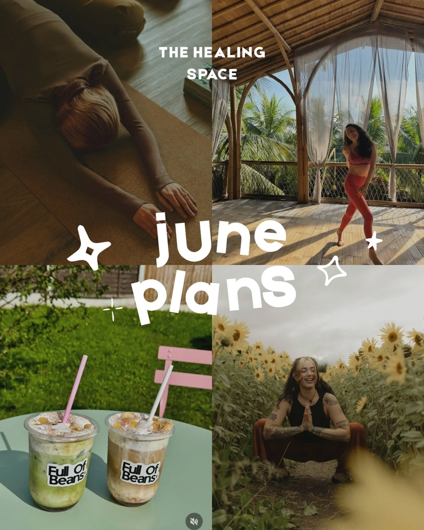 June plans @thehealingspacestudio are looking lovely ☺️ 

The schedule is looking packed with our usual lovely classes. A few changes with @earthling.gem now taking Men&rsquo;s Yoga, Stretch Club is well underway &amp; our wonderful @yoga.istheanswer