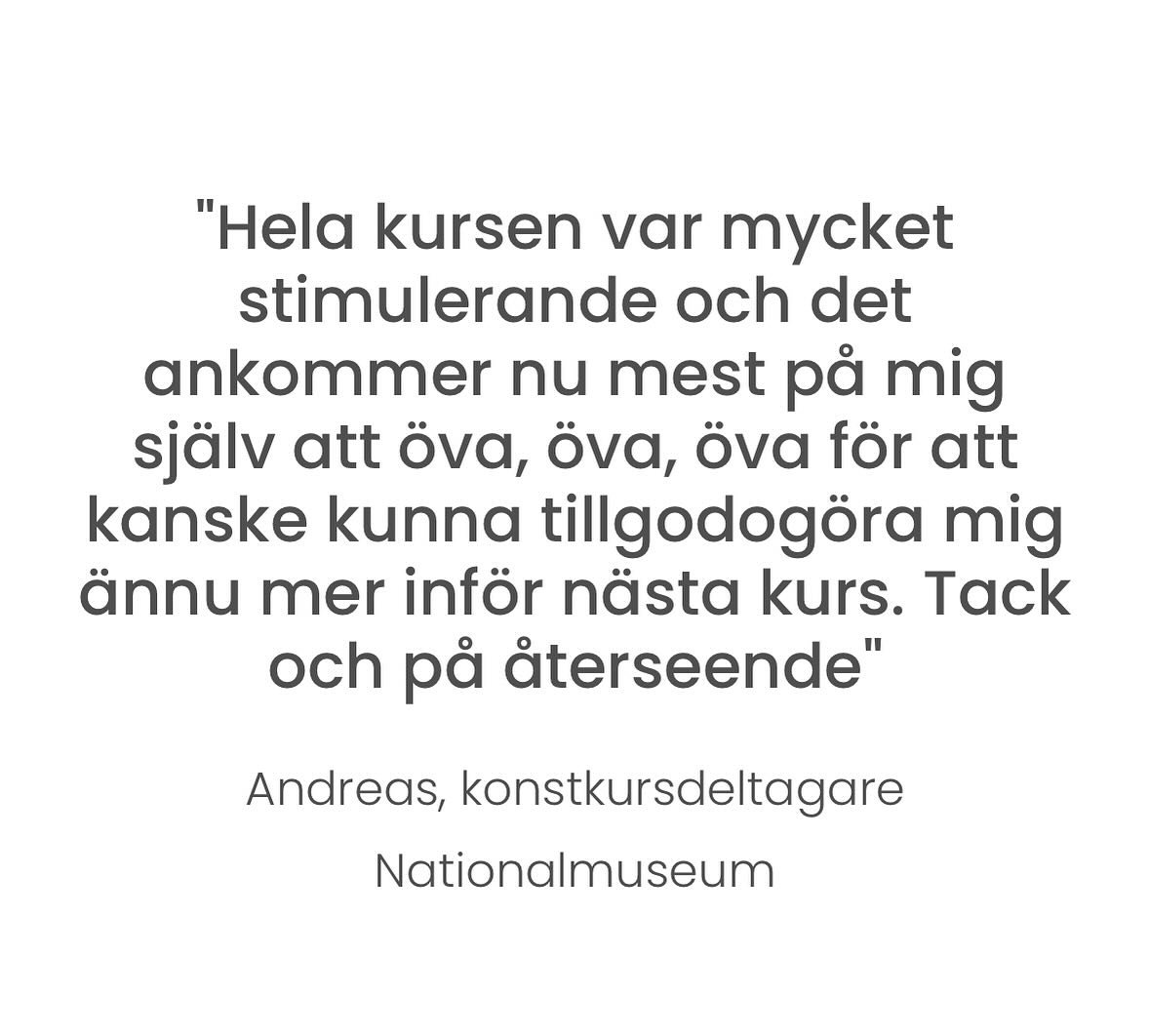 Viktigt det som Andreas skriver, det g&auml;ller att &ouml;va, &ouml;va, &ouml;va 🙌💪
.
.
#konstkurs #konst #art