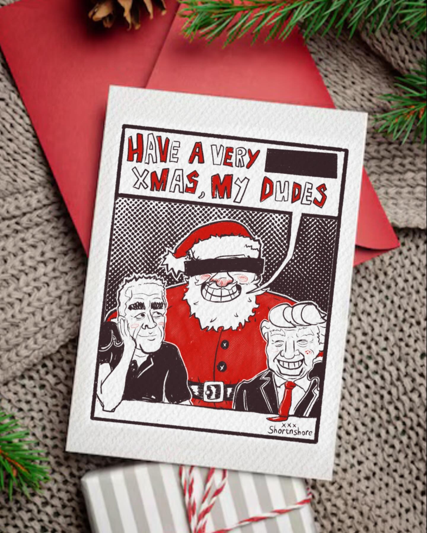 Mery crisis, bestie🫶

Gotta be one of my least favourite holidays fr

#christmascard #politicalcartoon #cartoonist #cartoon