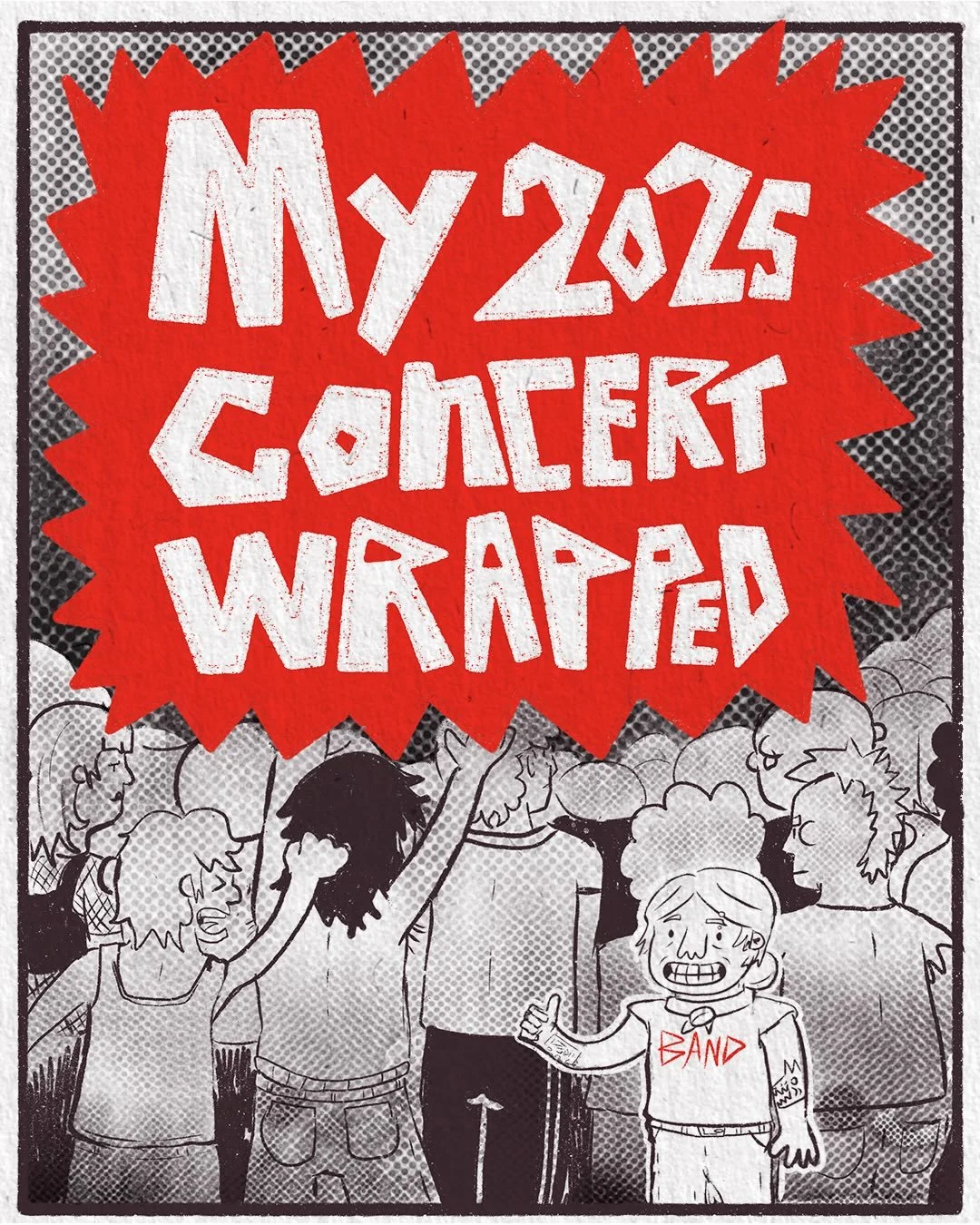 💥MY 2025 CONCERT WRAPPED💥

Terribly and fashionably late as always.

2025 was a great year for concerts, drinking beer and getting trampled in a moshpit.
No wonder I had some good ol&rsquo; &lsquo;keuzestress&rsquo; 

Here are some of my favourite 