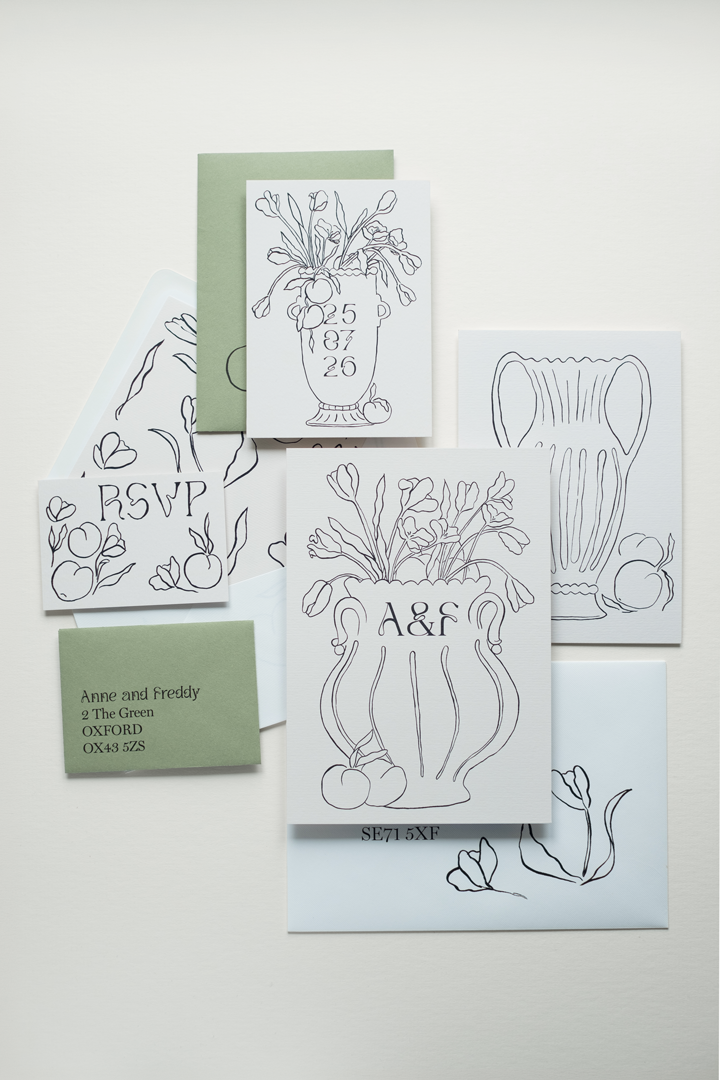 Tulips Suite and Save the Date | Sample Pack
