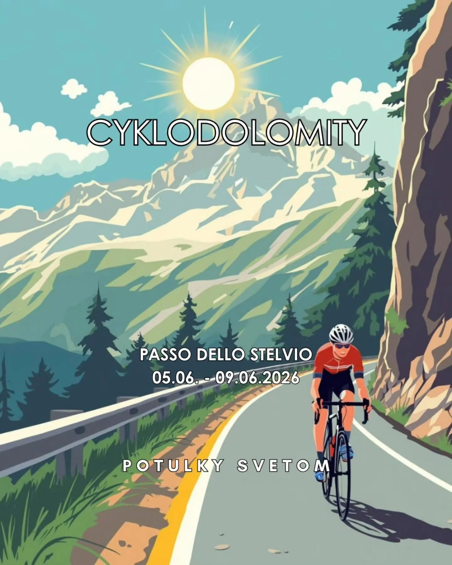 Na&scaron;e viacdňov&eacute; v&yacute;lety:

05.06. - 09.06.2026 - CykloDolomity - Passo dello Stelvio

06.06. - 07.06.2026 - Via Ferrata &ldquo;C&rdquo; Drachenwand &amp; Salzburg

11.06. - 15.06.2026 - VYPREDAN&Eacute; Dolomity &amp; Ben&aacute;tky