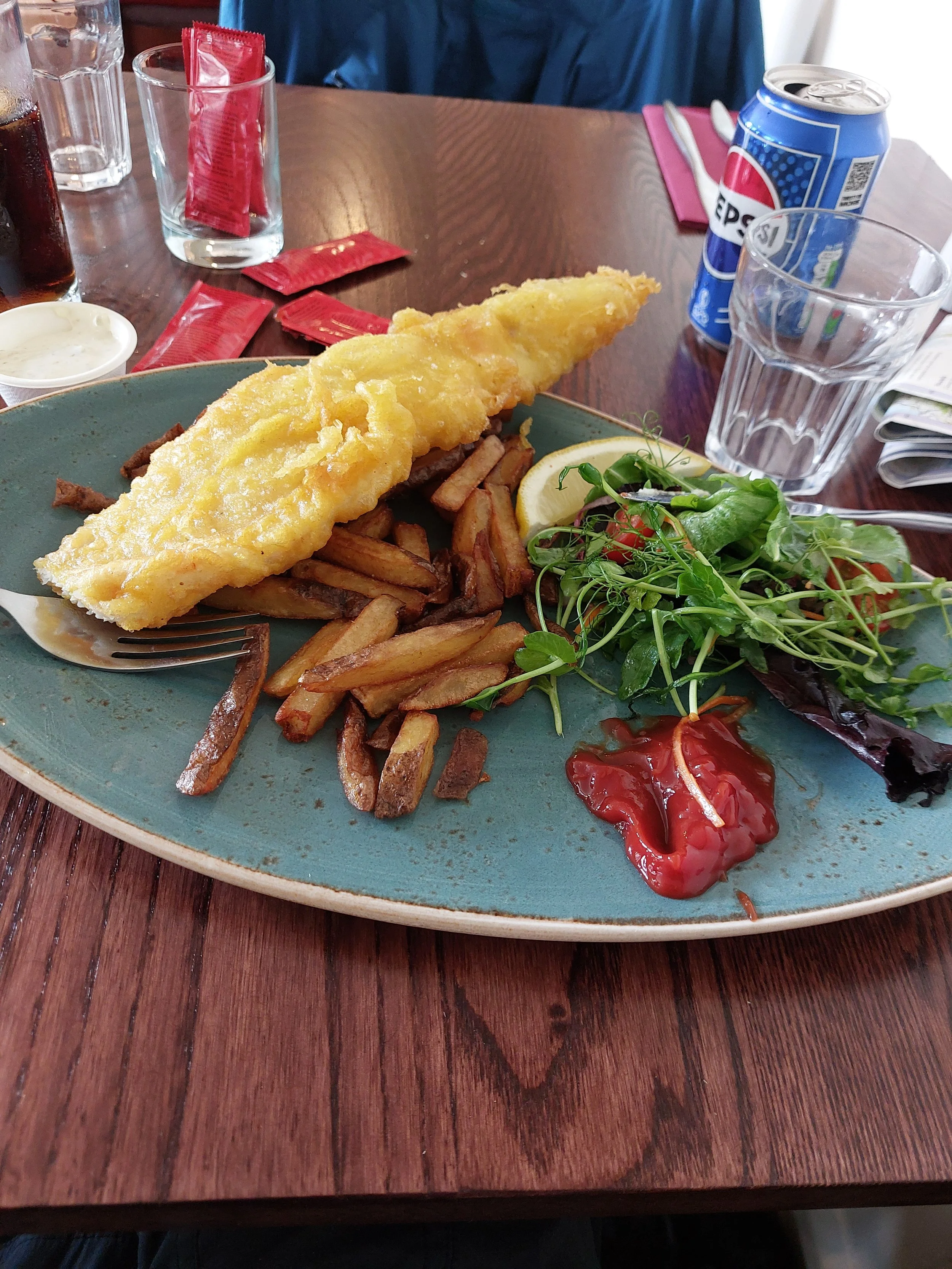 Fish and Chips and the Cuchullin, Portree
