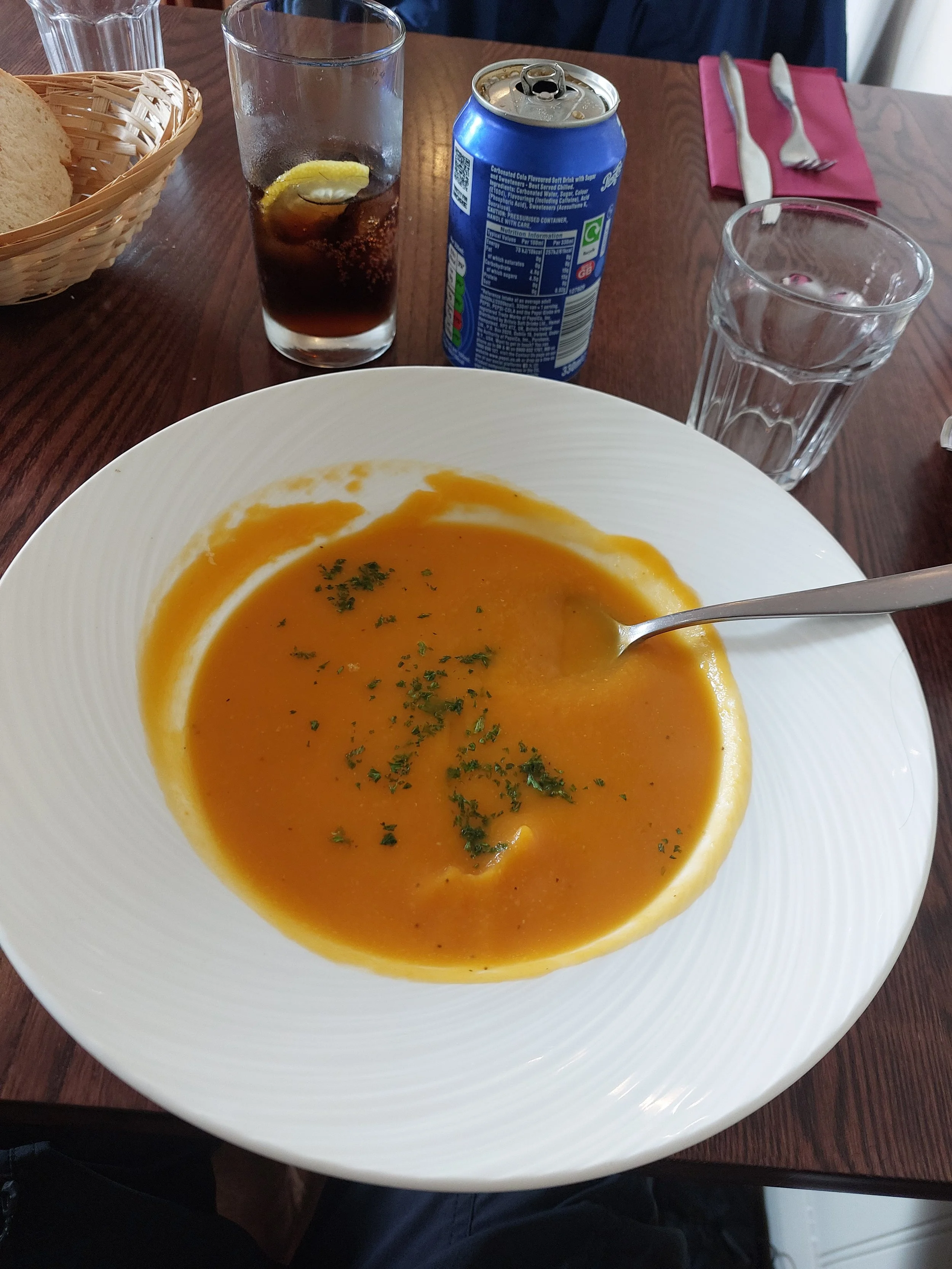 Soup at the Cuchullin, Portree