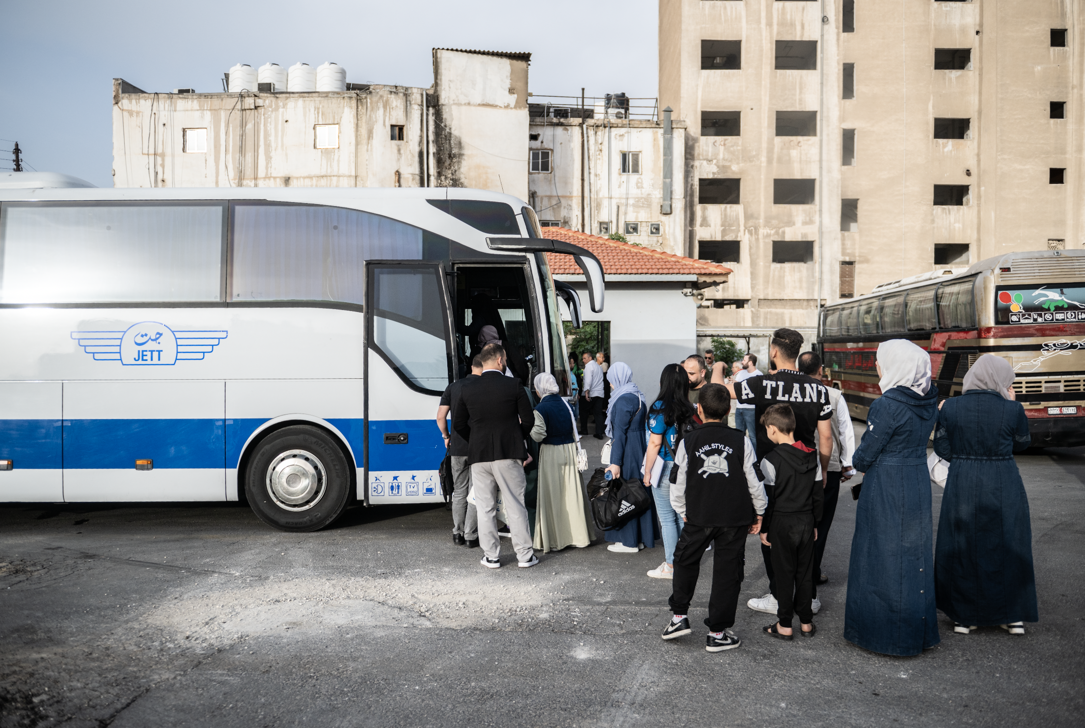 Bussen från Amman till Homs