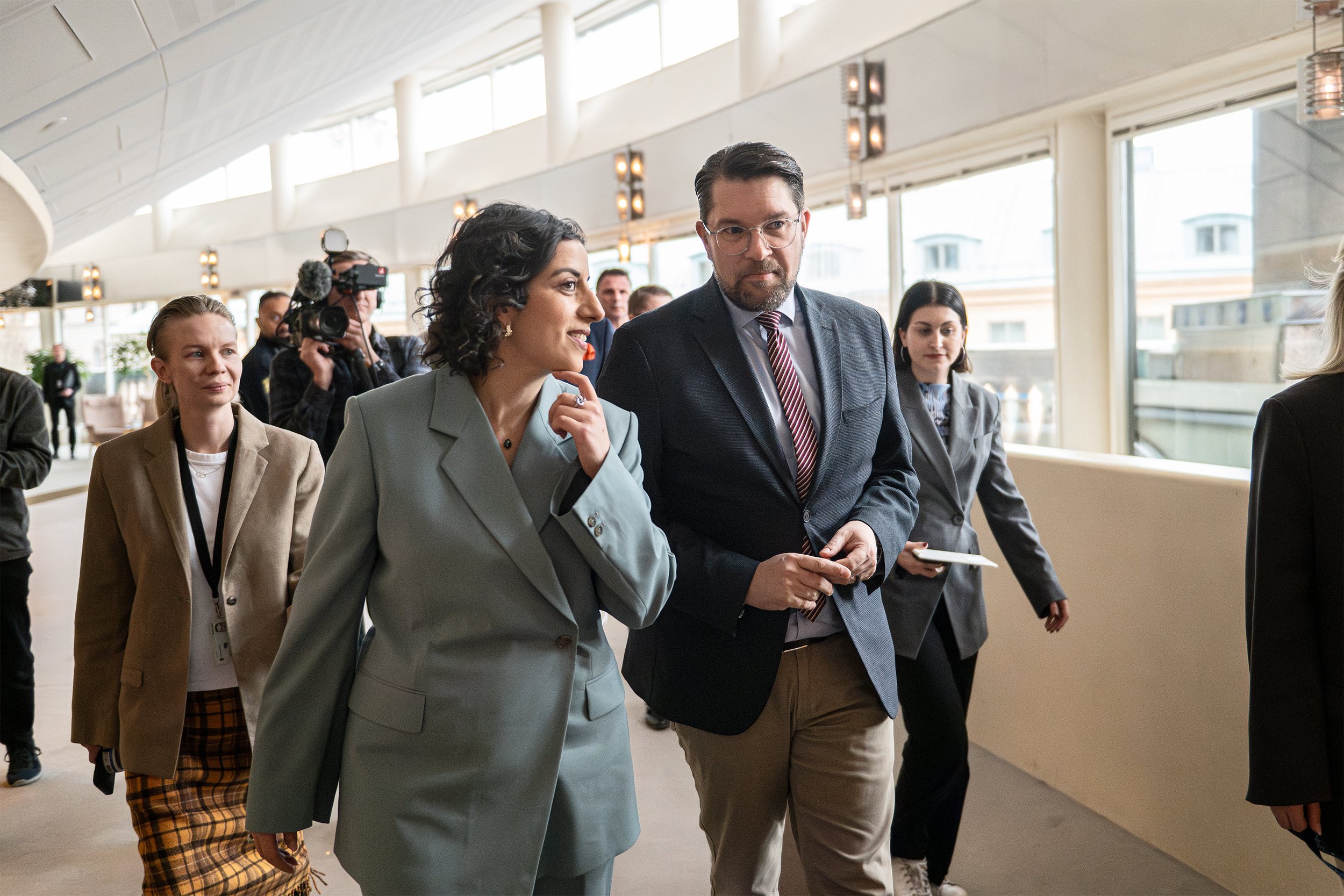 Simona Mohamsson och Jimmie Åkesson / Göteborgs-Posten