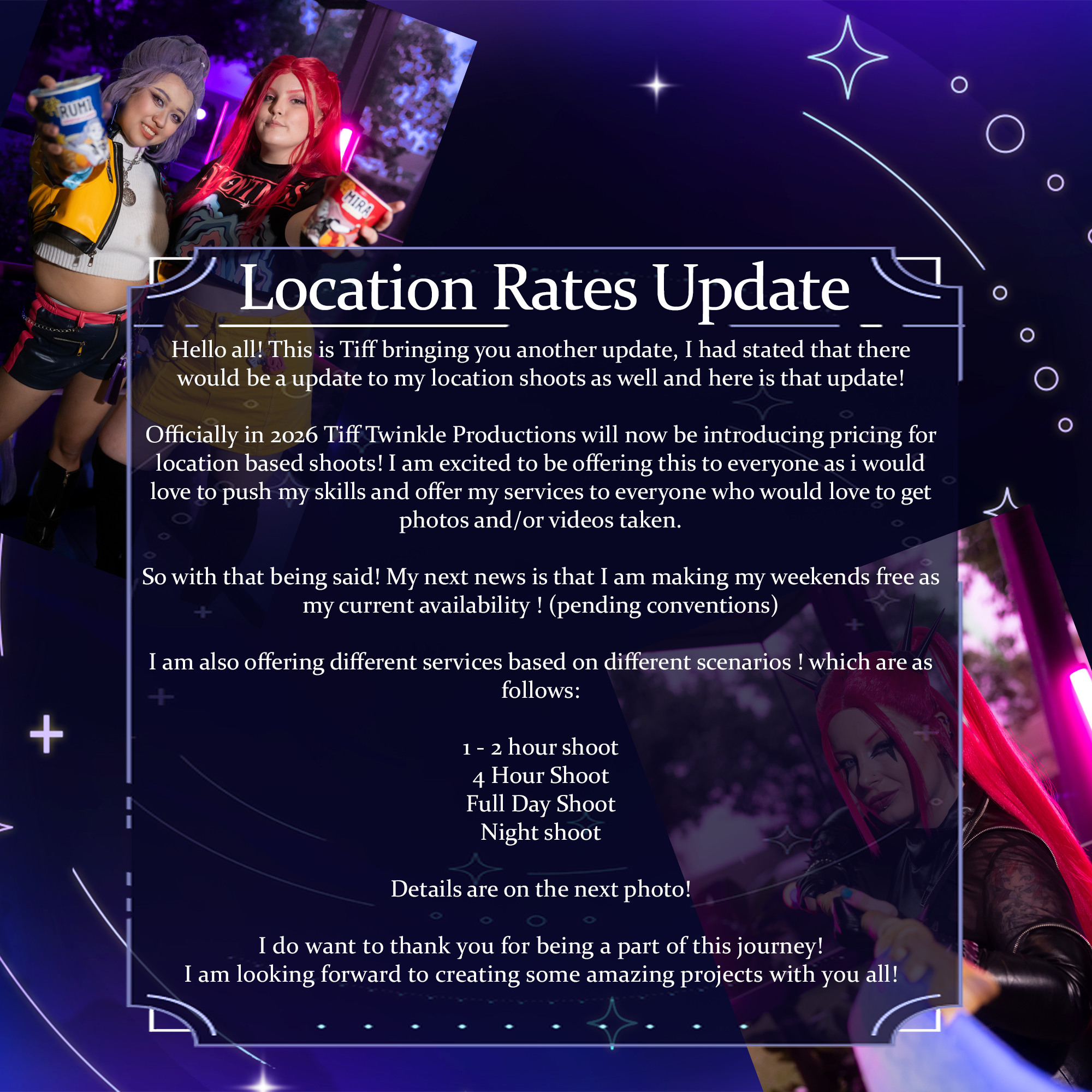 Location Pricing Announcement!
