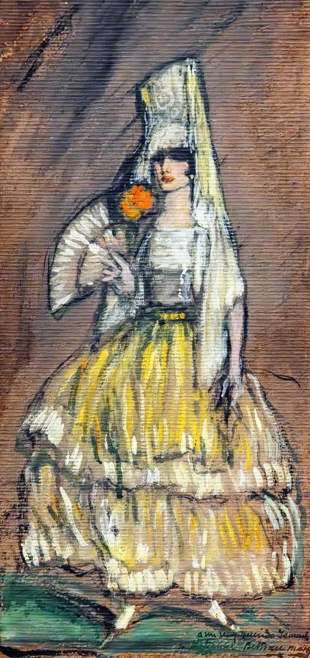(Barcelona)_Manola_amb_mantellina_i_ventall_-_Federico_Beltrán_Masses_-_Museu_Nacional_d_Art_de_Catalunya Large.jpeg