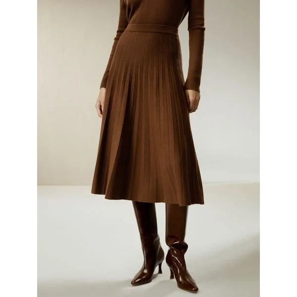 Ultra-fine Merino Wool Skirt