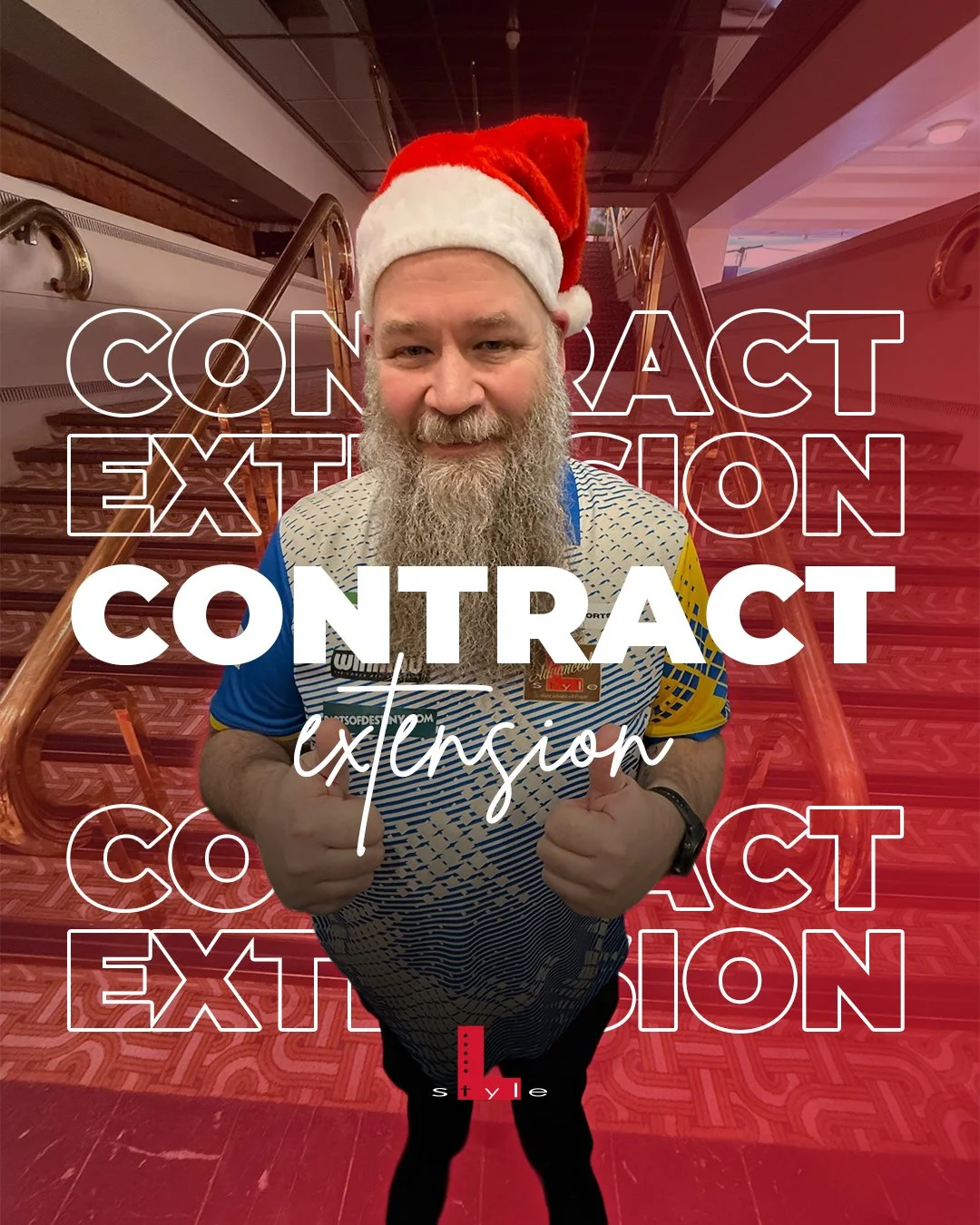 The Beard is Here to Stay! 🇸🇪🎯
We are beyond thrilled to announce that Andreas Harrysson, the owner of the most famous beard in darts, has signed a new multi-year agreement with L-style Global!

Andreas has been a force of nature on the circuit, a