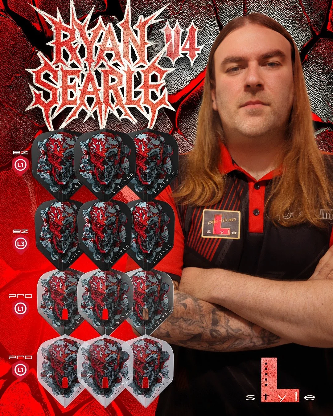 THE WORLD IS ABOUT TO GET HEAVY. ⚔️🔥

The wait is over! The brand new Ryan Searle V4 Signature Series has officially landed. Whether you prefer the durability of the EZ series or the classic feel of the PRO, we&rsquo;ve got the perfect setup for you