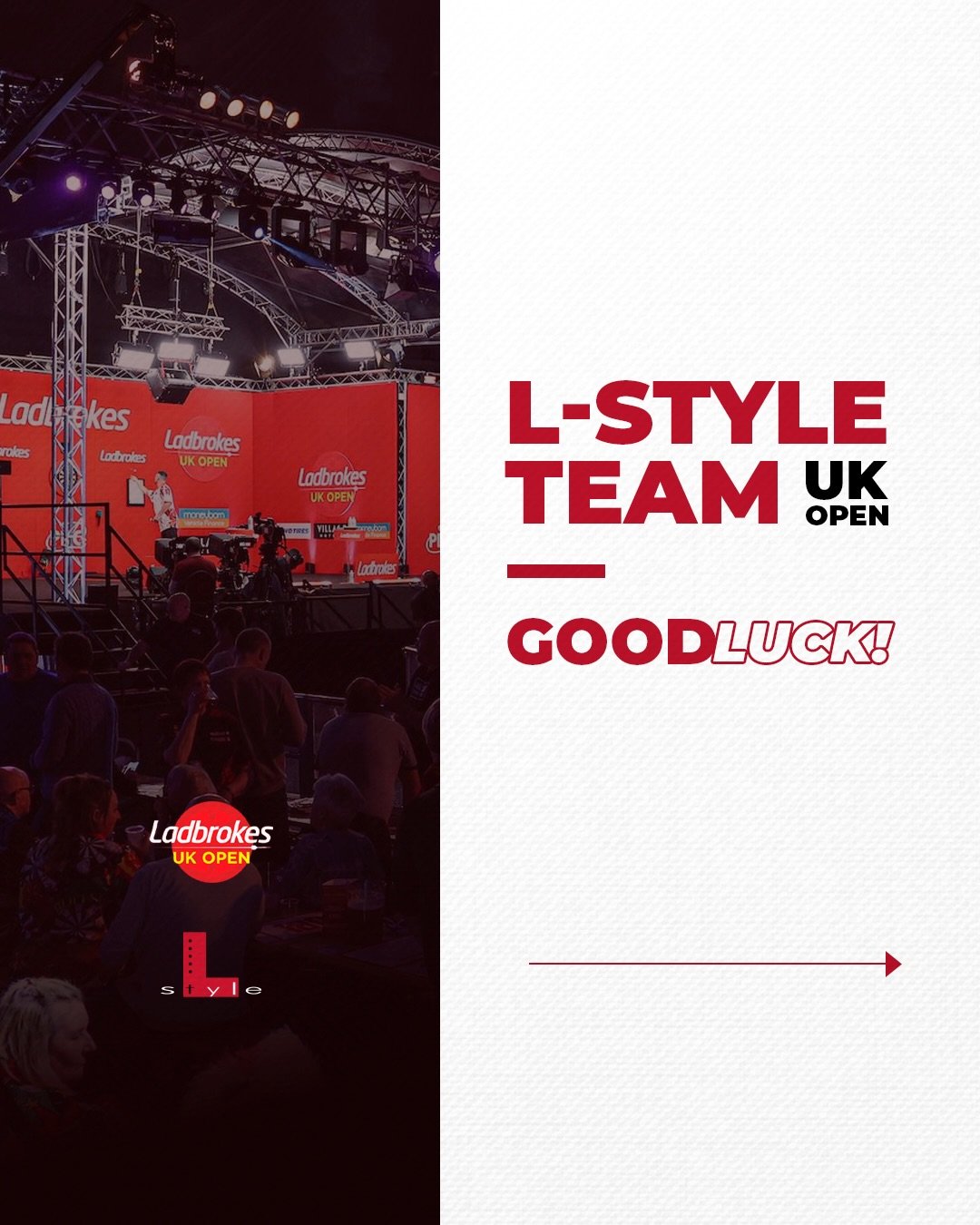 The &ldquo;FA Cup of Darts&rdquo; is officially back! 🎯 The 2026 UK Open kicks off tomorrow at Butlin&rsquo;s Minehead, and the L-style family is showing up in full force. 😤🔥

From the frantic early rounds all the way to the main stage, we have an