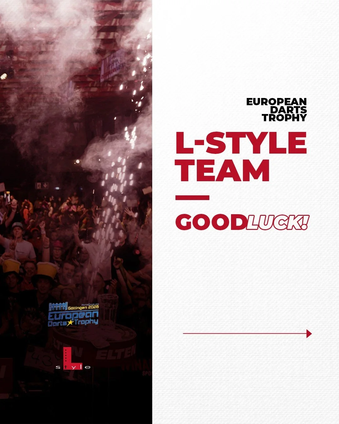 🏆 The European Darts Trophy is here, and Team L-style is ready to hit the stage! 🔥🎯

We are incredibly proud to have a massive lineup representing the L-style family on the Euro Tour this weekend. Let&rsquo;s make some noise for our guys as they s