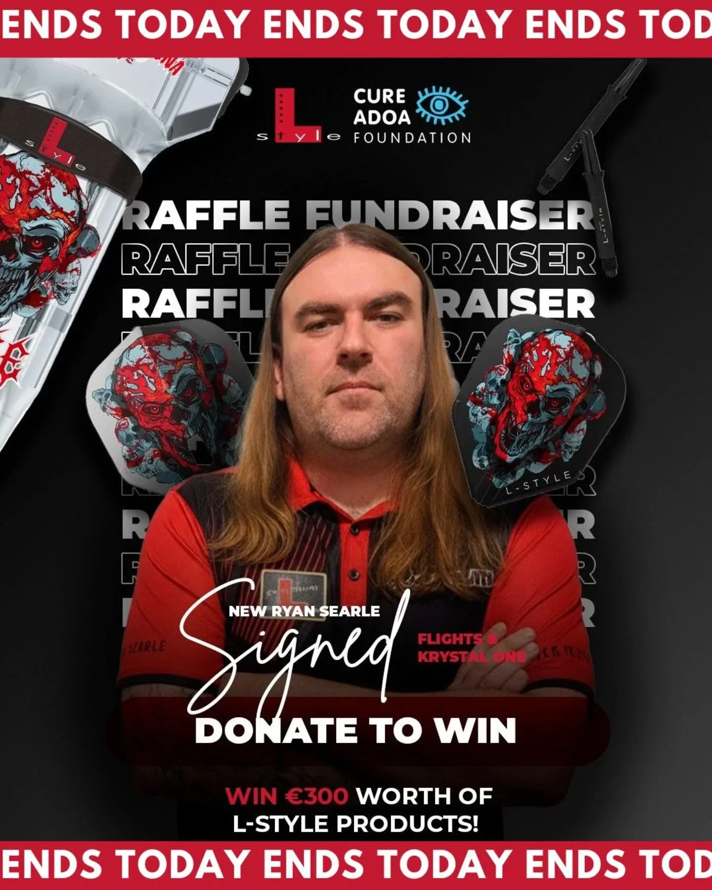 🎯💙 Last chance: Ryan Searle giveaway ends today! / 🎯💙 Laatste kans: Ryan Searle giveaway eindigt vandaag!

*🇳🇱 Nederlandse vertaling onderaan

Would you like to participate in our Ryan Searle/L-style giveaway in honor of Rare Disease Day? Today