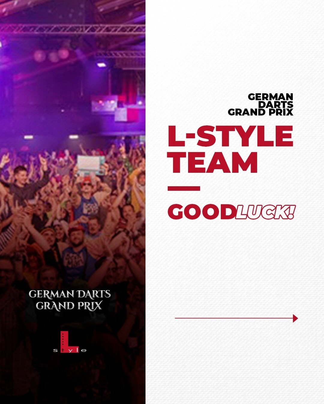 The European Tour is heading to Munich! 🥨🍻

We are incredibly proud of our #TeamLstyle lineup ready to take on the 2026 German Darts Grand Prix this weekend at the Zenith! 🎯🔥

Taking to the big stage: 🦇 Ryan Searle 🇧🇪 Mike De Decker🇳🇱 Niels 