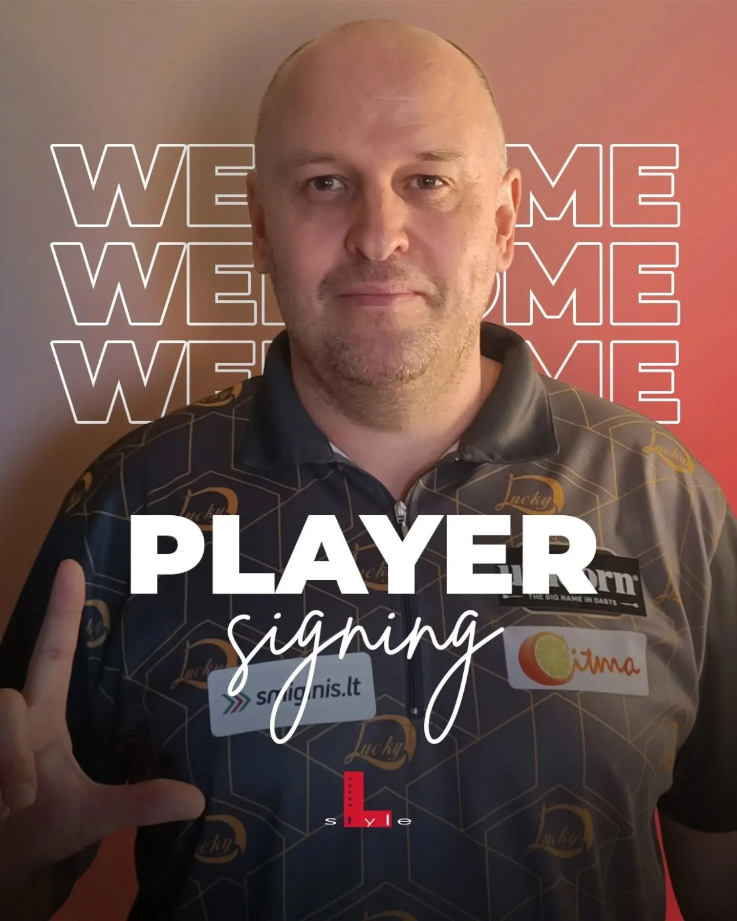 🚨 NEW SIGNING ALERT! 🚨

We are absolutely thrilled to welcome the #1 Lithuanian darts player and PDC Tour Card holder, Darius Labanauskas, to the L-style Global family! 🇱🇹🎯

"Lucky D" is more than just a phenomenal talent on the oche; 