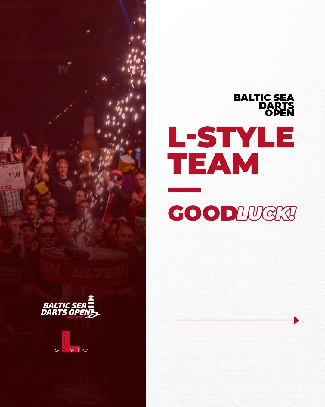 The L-style squad is ready for the Baltic Sea Darts Open! 🌊🎯 We are incredibly proud to have this stellar lineup of players representing L-style on the Euro Tour stage this weekend. Here is who we are backing in Kiel:

Ryan Searle: Heavy Metal is h