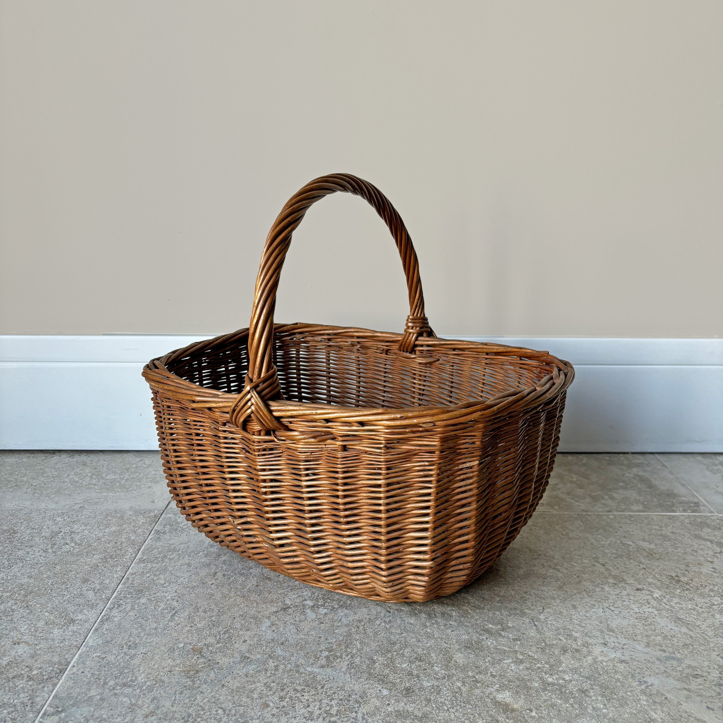 Oval Wicker Basket