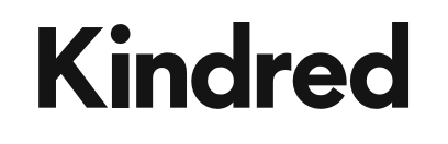 The word 'Kindred' in black text on a white background.