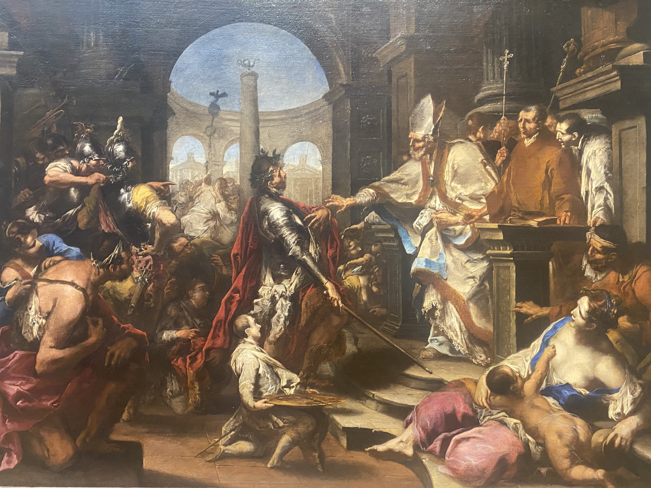 Alessandro Magnasco
Theodosius Repulsed from the Church by Saint Ambrose
Art Institute of Chicago