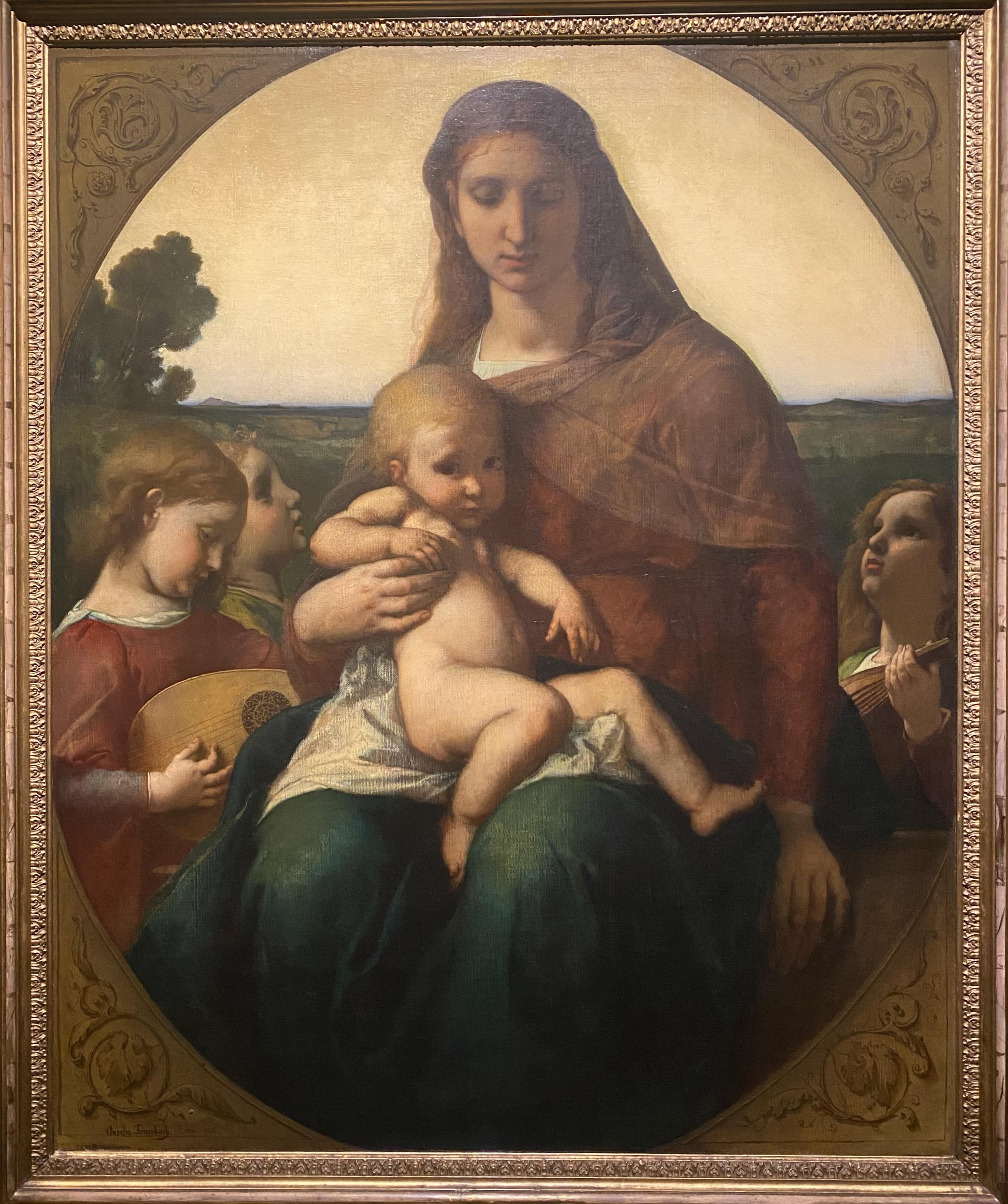 Anselm Feuerbach
Madonna and Child between Musician Angels
San Domenico Museum, Forlì_1