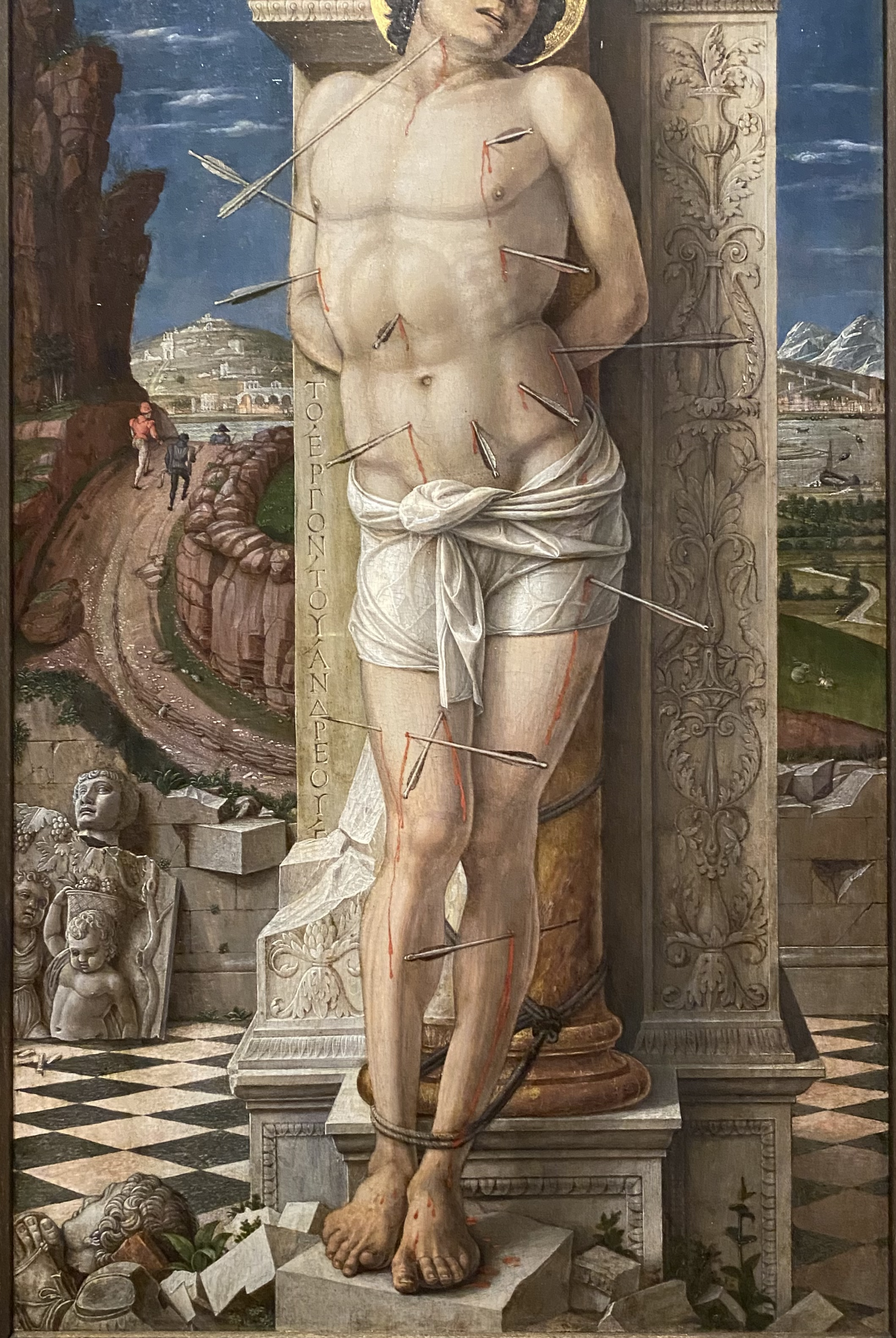 Andrea Mantegna
St. Sebastian (detail)
Kunsthistorisches