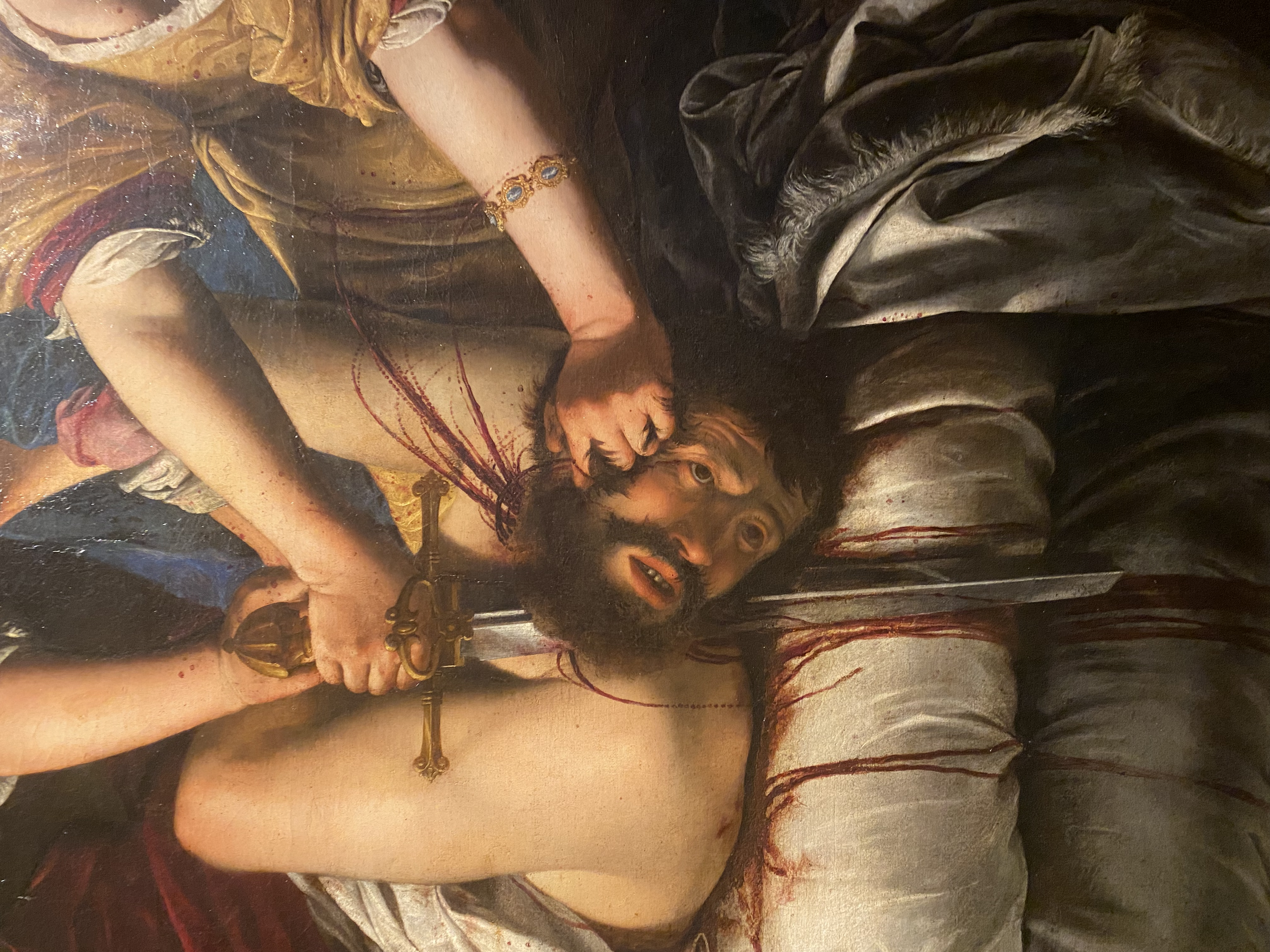 Artemisia Gentileschi
Judith Slaying Holofernes (detail)
Uffizi