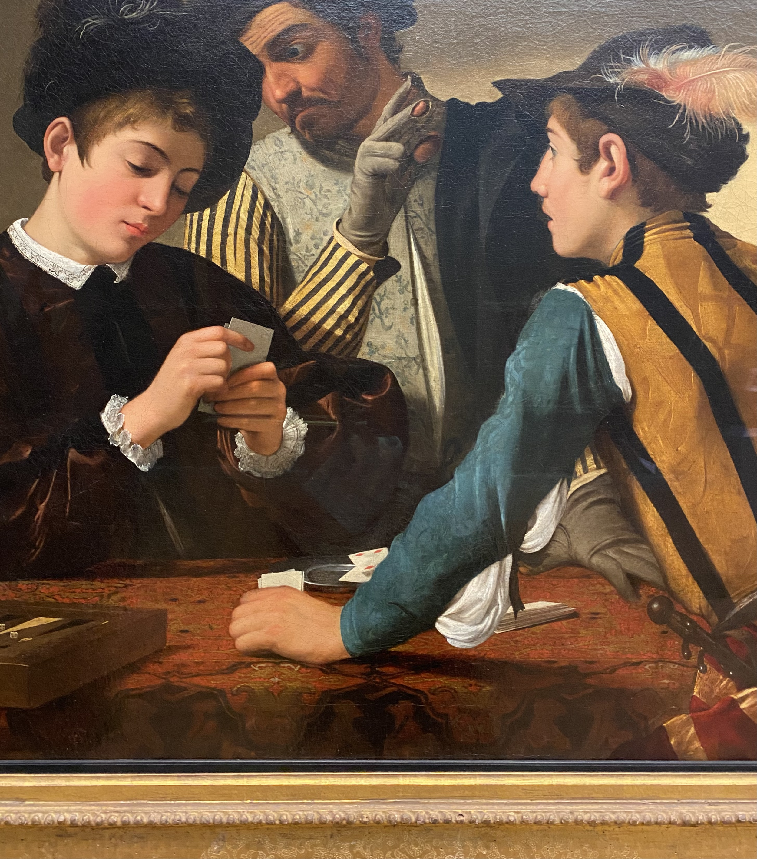 Caravaggio
The Cardsharps
Art Institute of Chicago