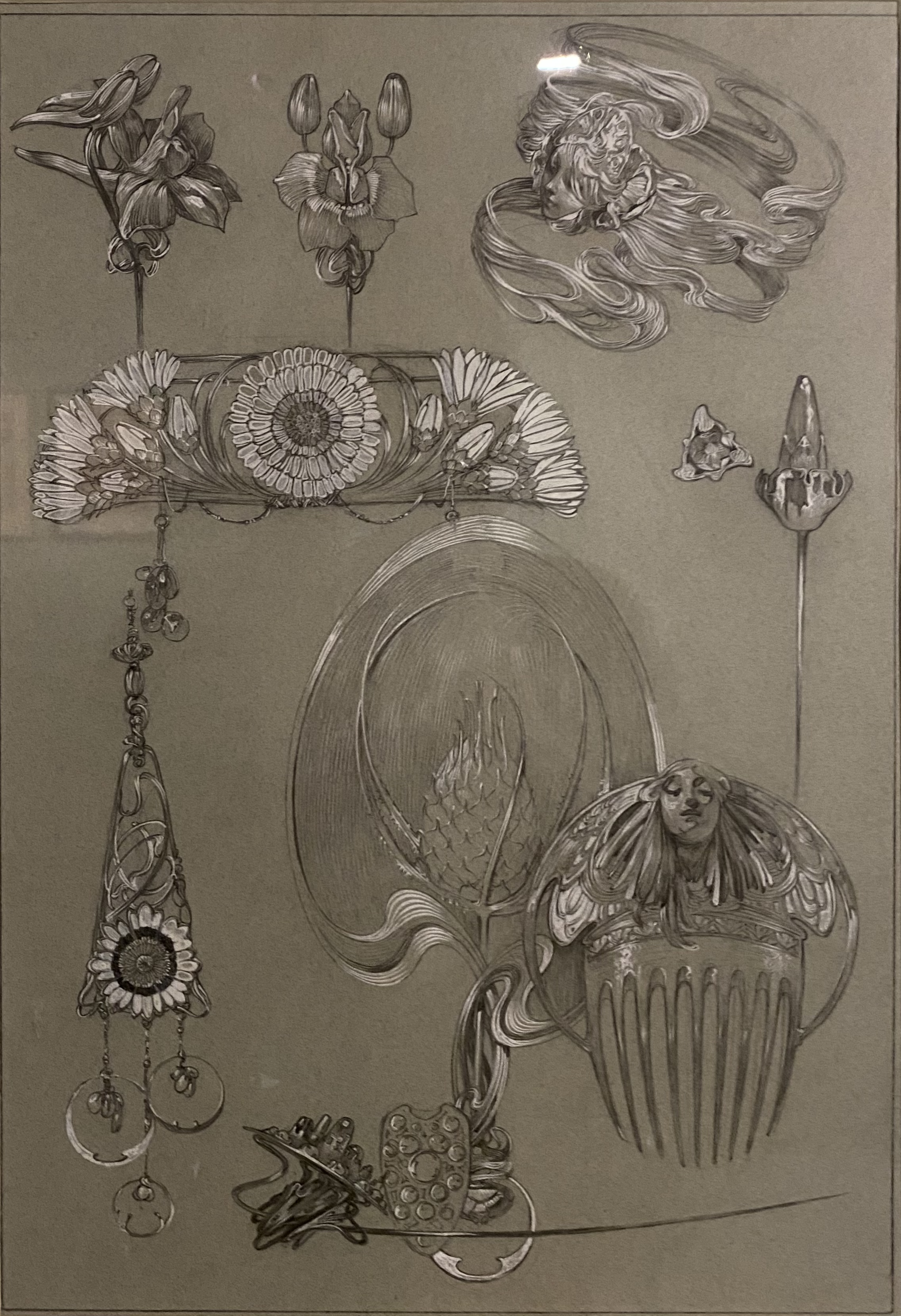 Alphonse Mucha
Final Drawing for plate 50 from Documents Décoratifs
Museo degli Innocenti