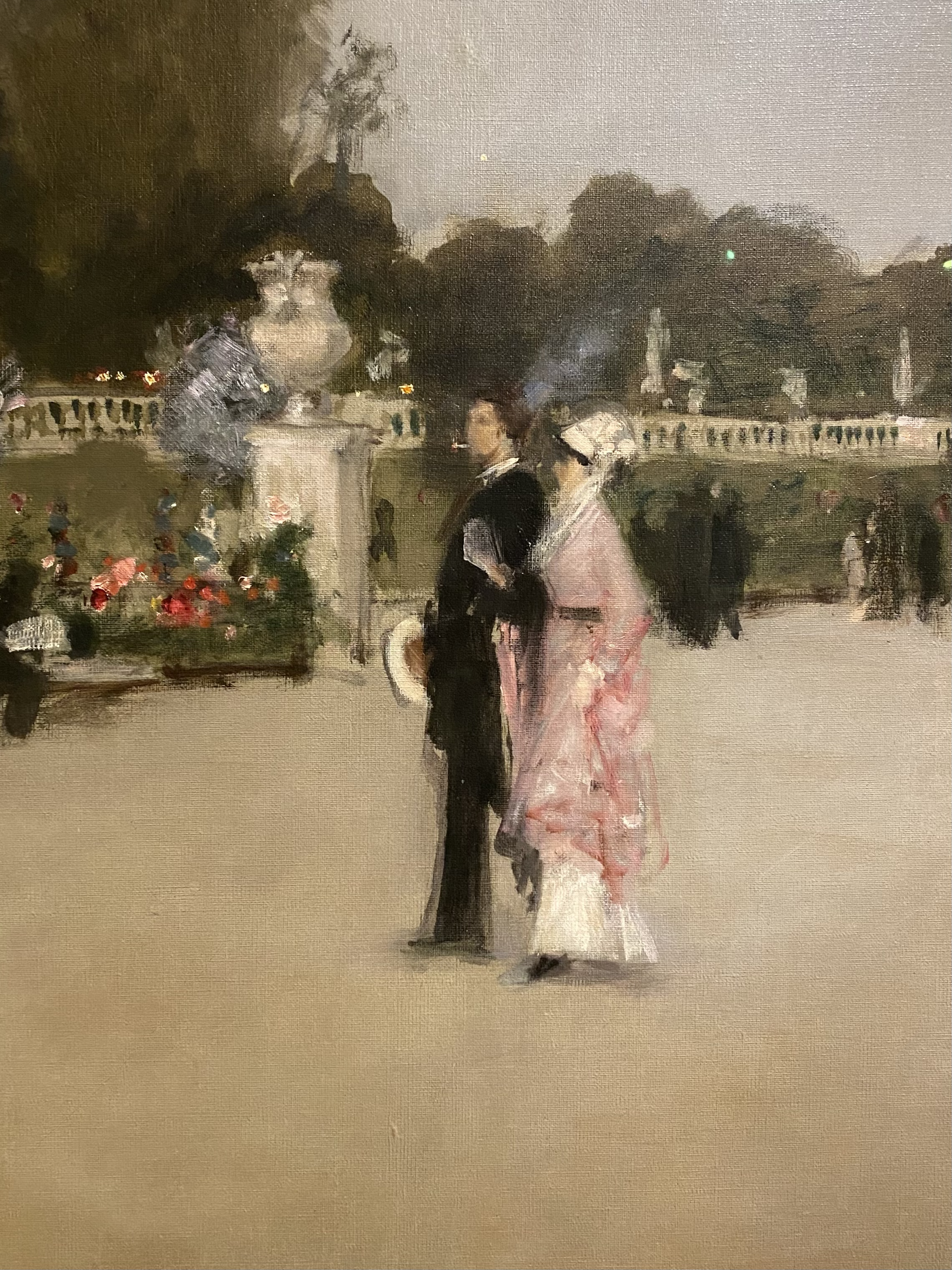 John Singer Sargent
Luxembourg Gardens at Twilight (detail)
Minneapolis Institute of Art