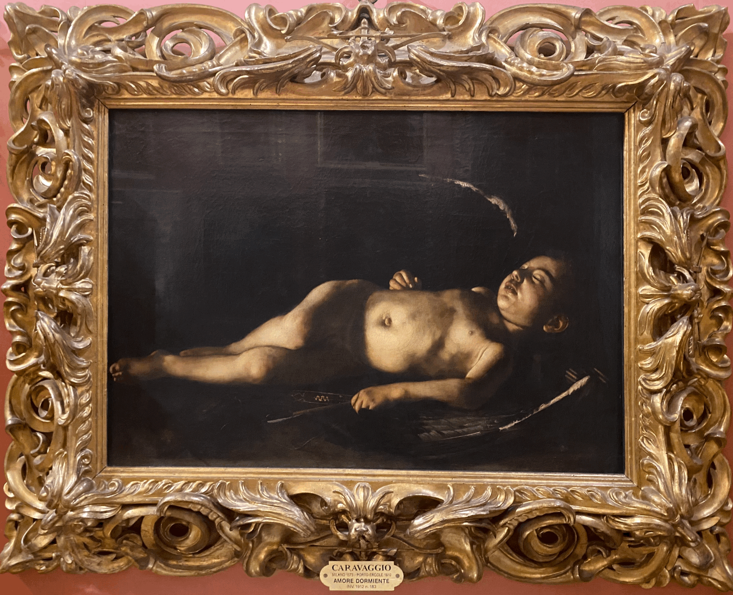 Sleeping Cupid by Caravaggio (2)