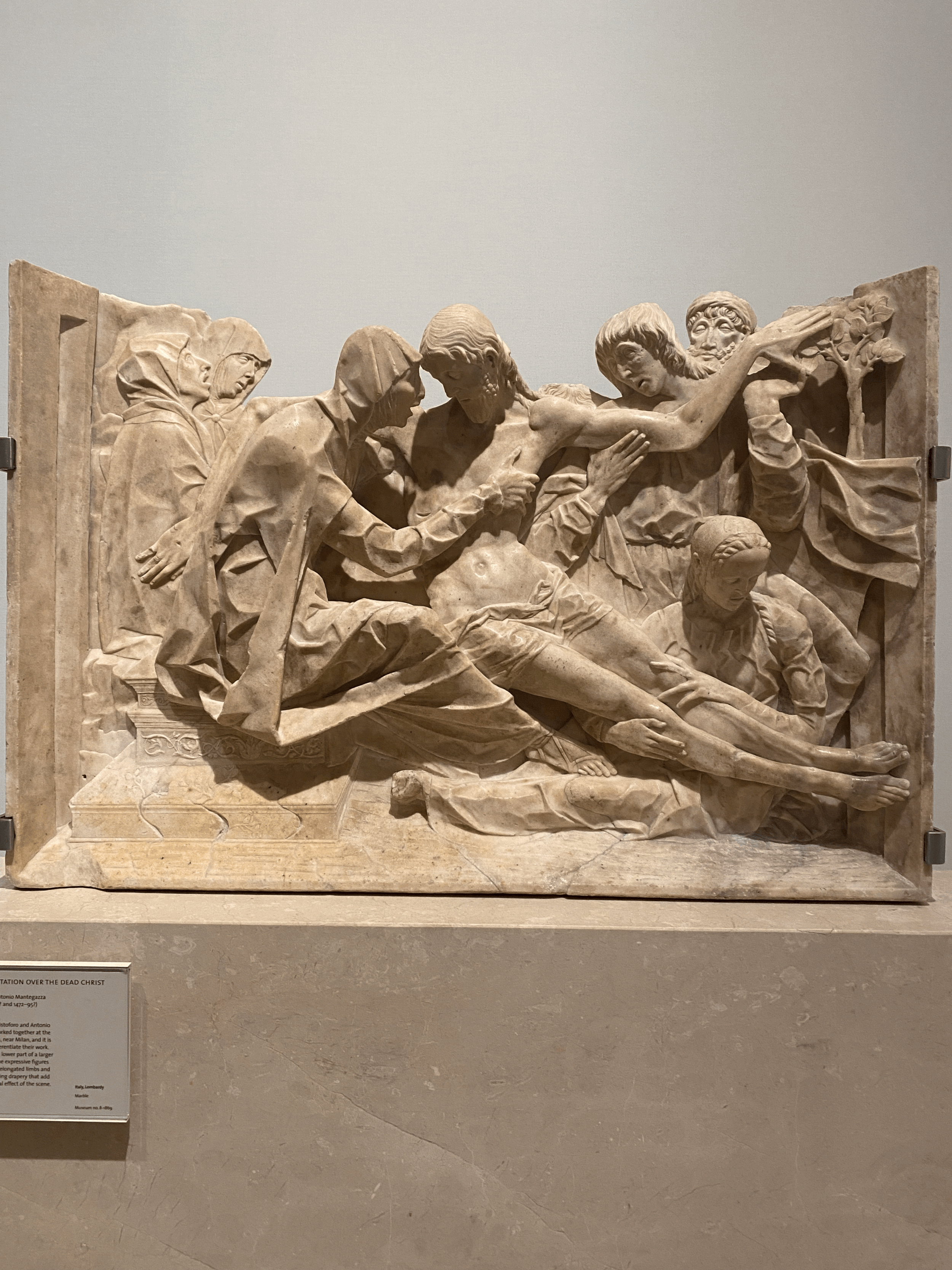 The Lamentation over the Dead Christ by Mantegazza (1)