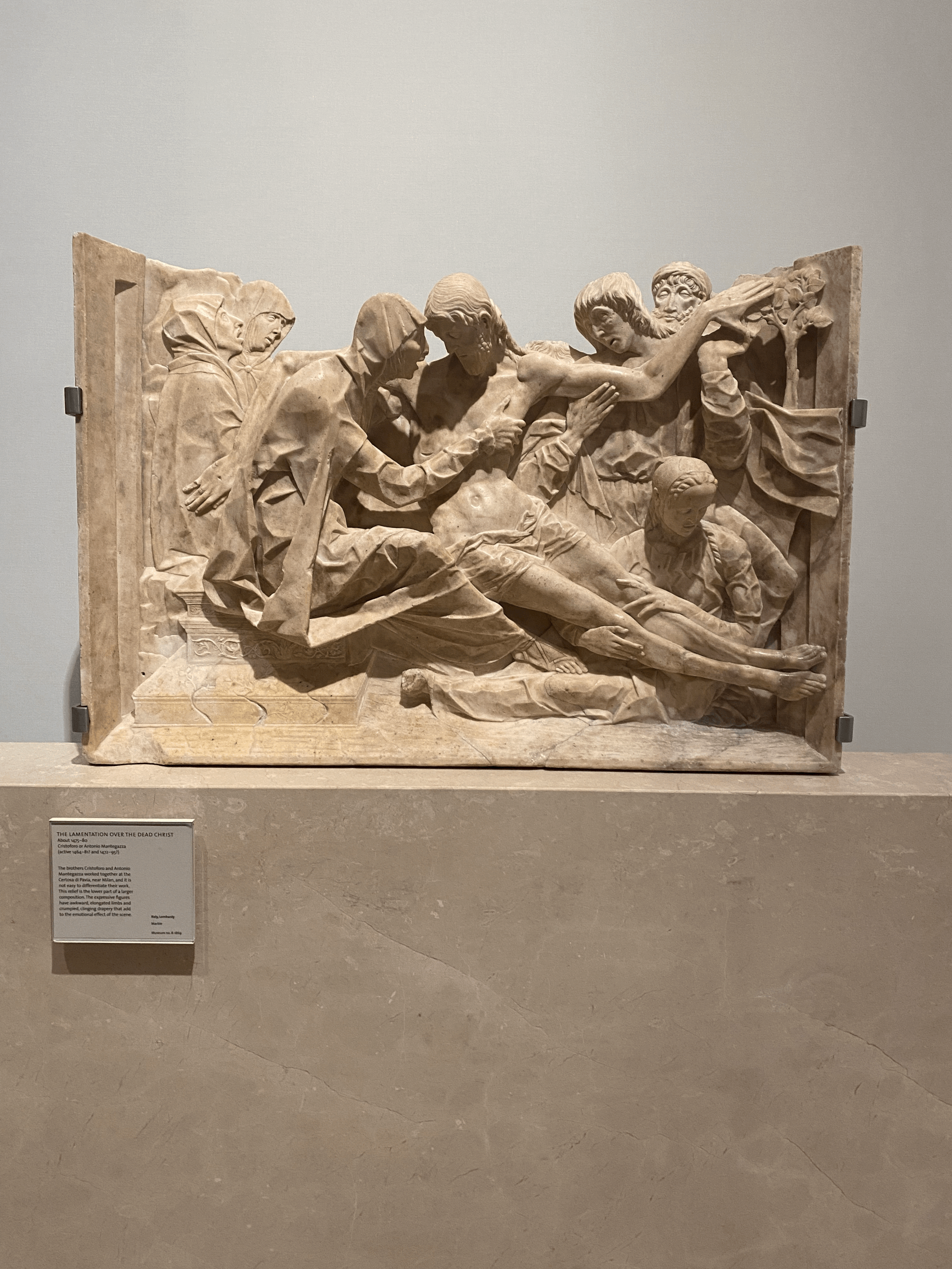 The Lamentation over the Dead Christ by Mantegazza (2)