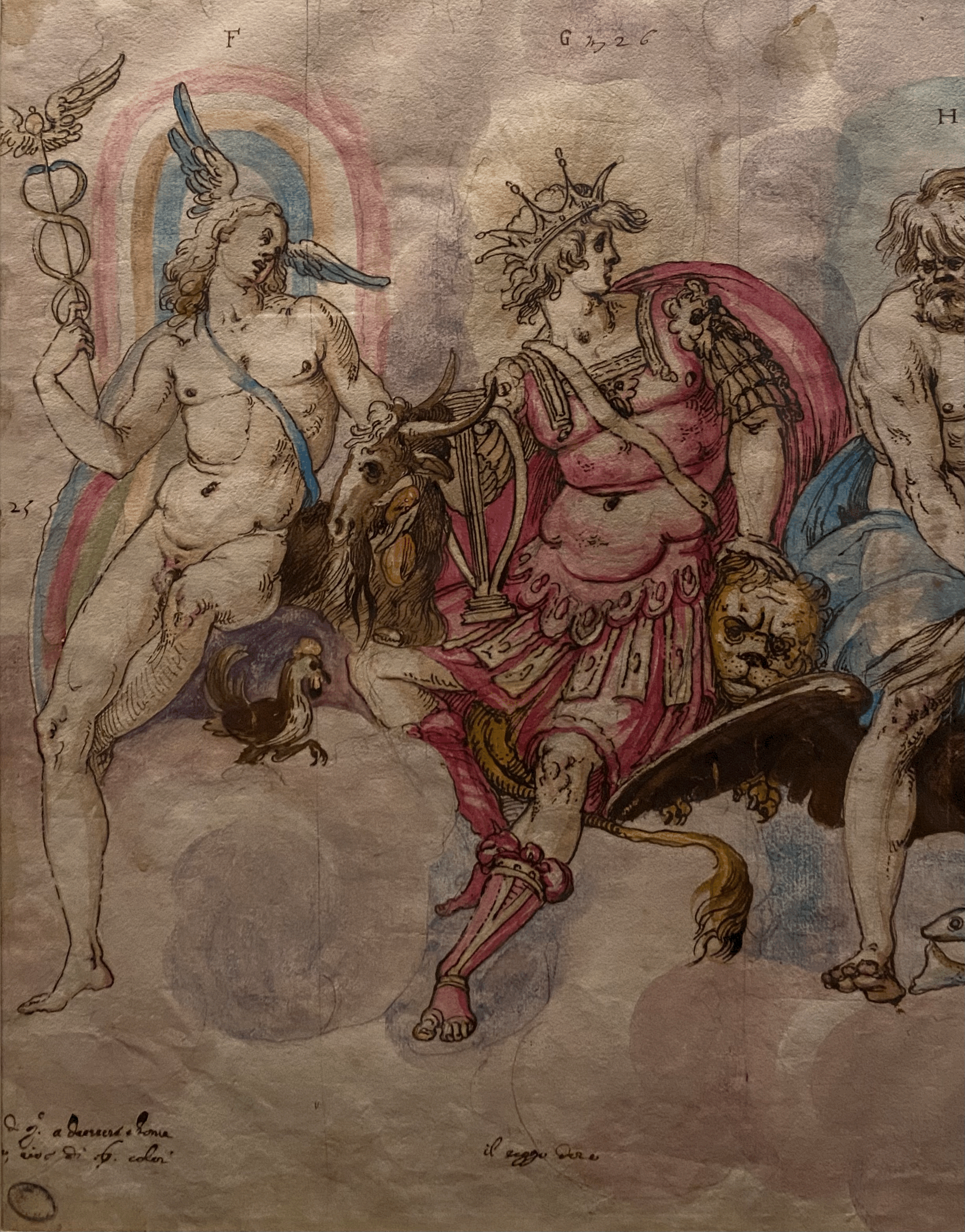 The Planets Mercury, The Sun, Jupiter, and Astrea by Bernardo Buontalenti (2)