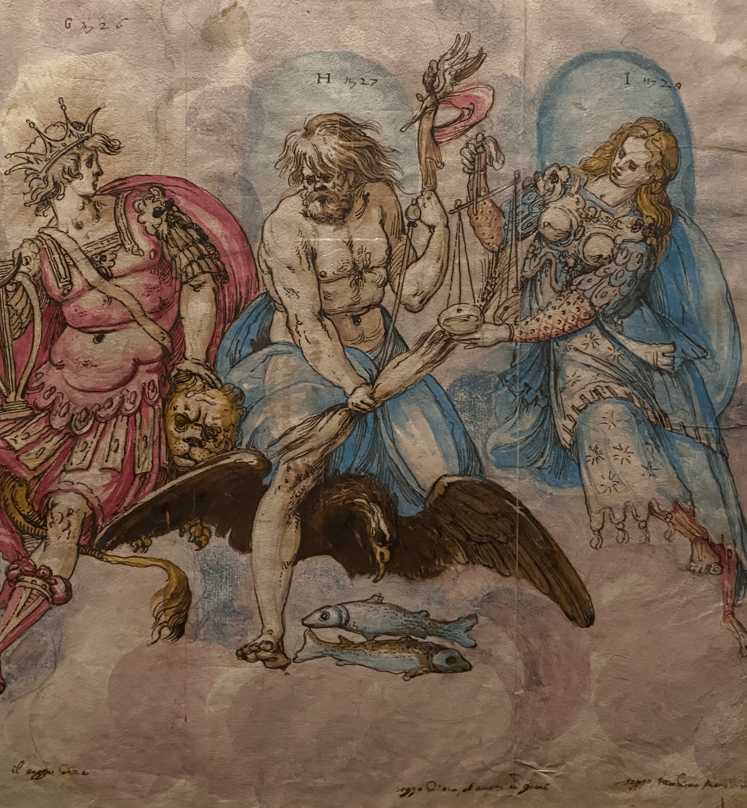 The Planets Mercury, The Sun, Jupiter, and Astrea by Bernardo Buontalenti (3)