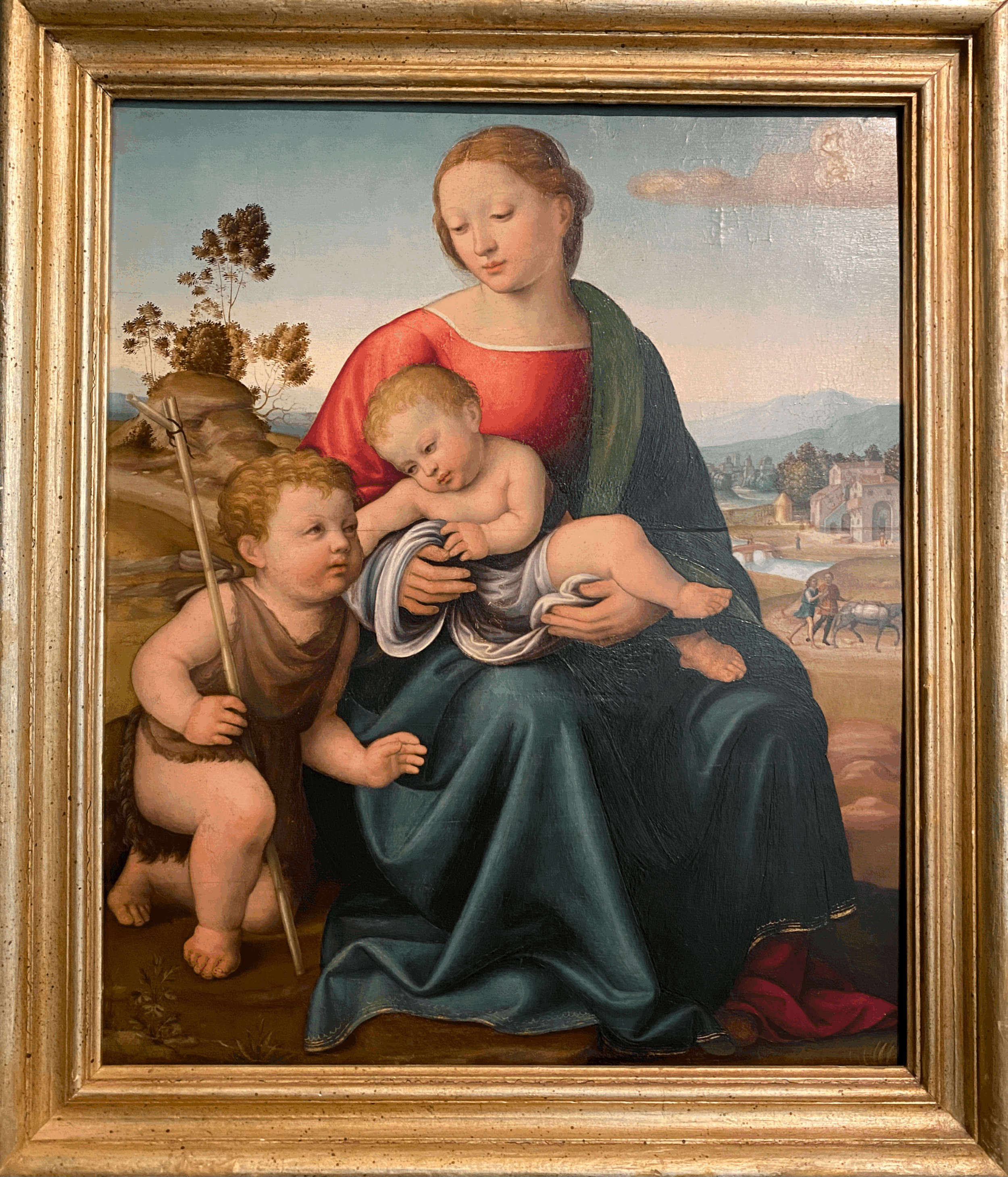 Madonna and Child with the Young St. John by Raffaello Botticini (1)