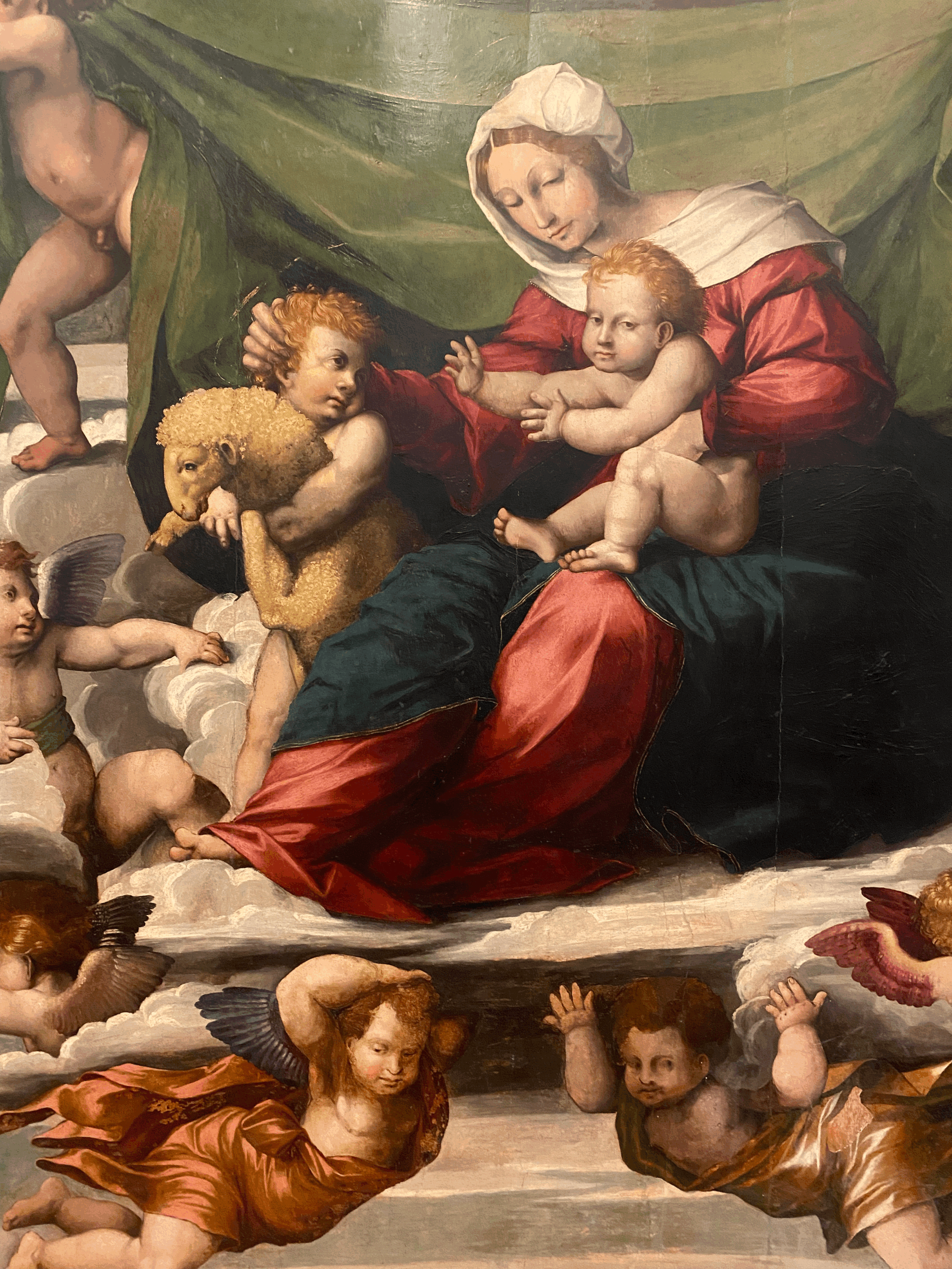 Madonna in Glory with Child and Saint John, Unknown Artist (3)