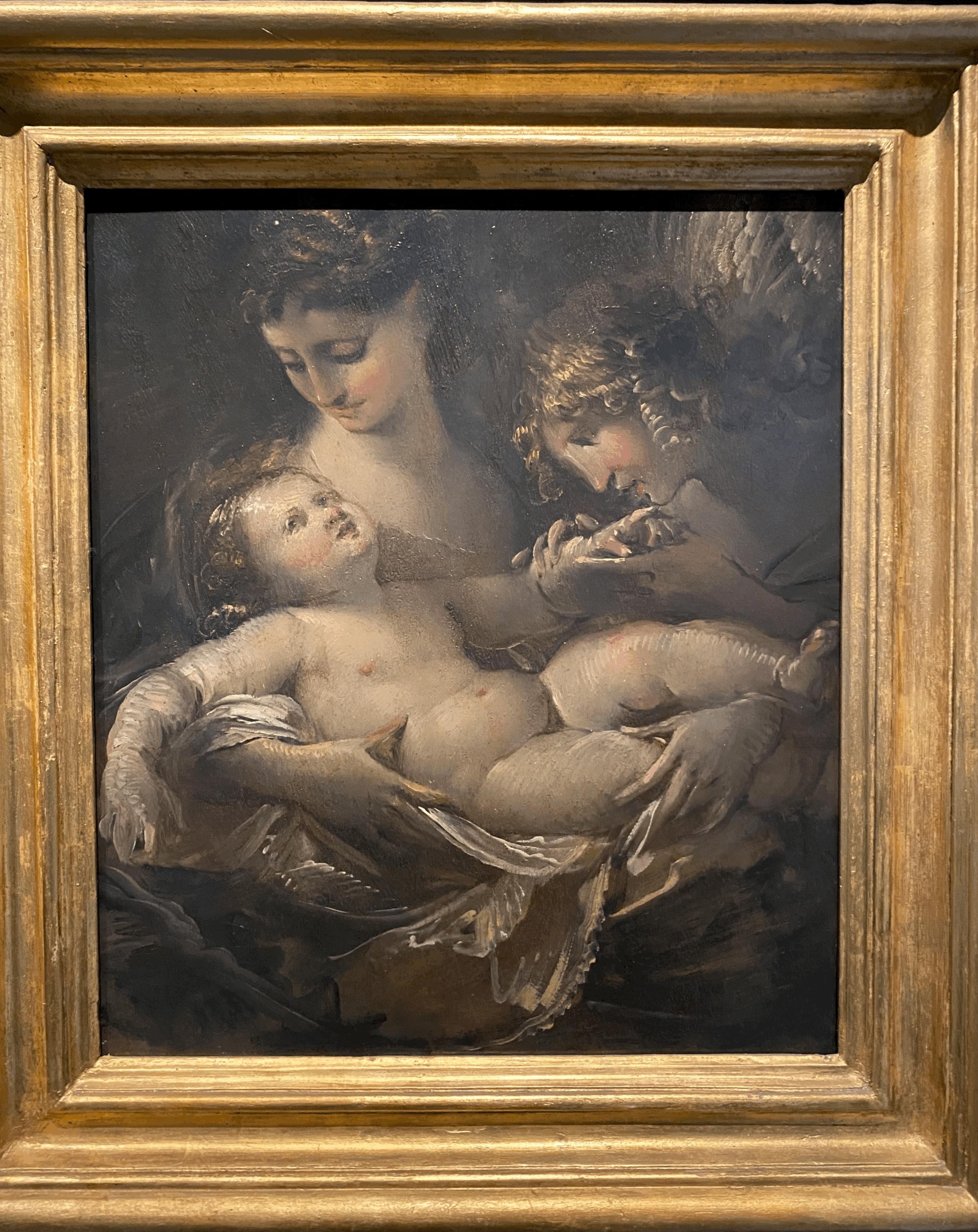 Madonna with Child and an Angel by Giulio Cesare Procaccini