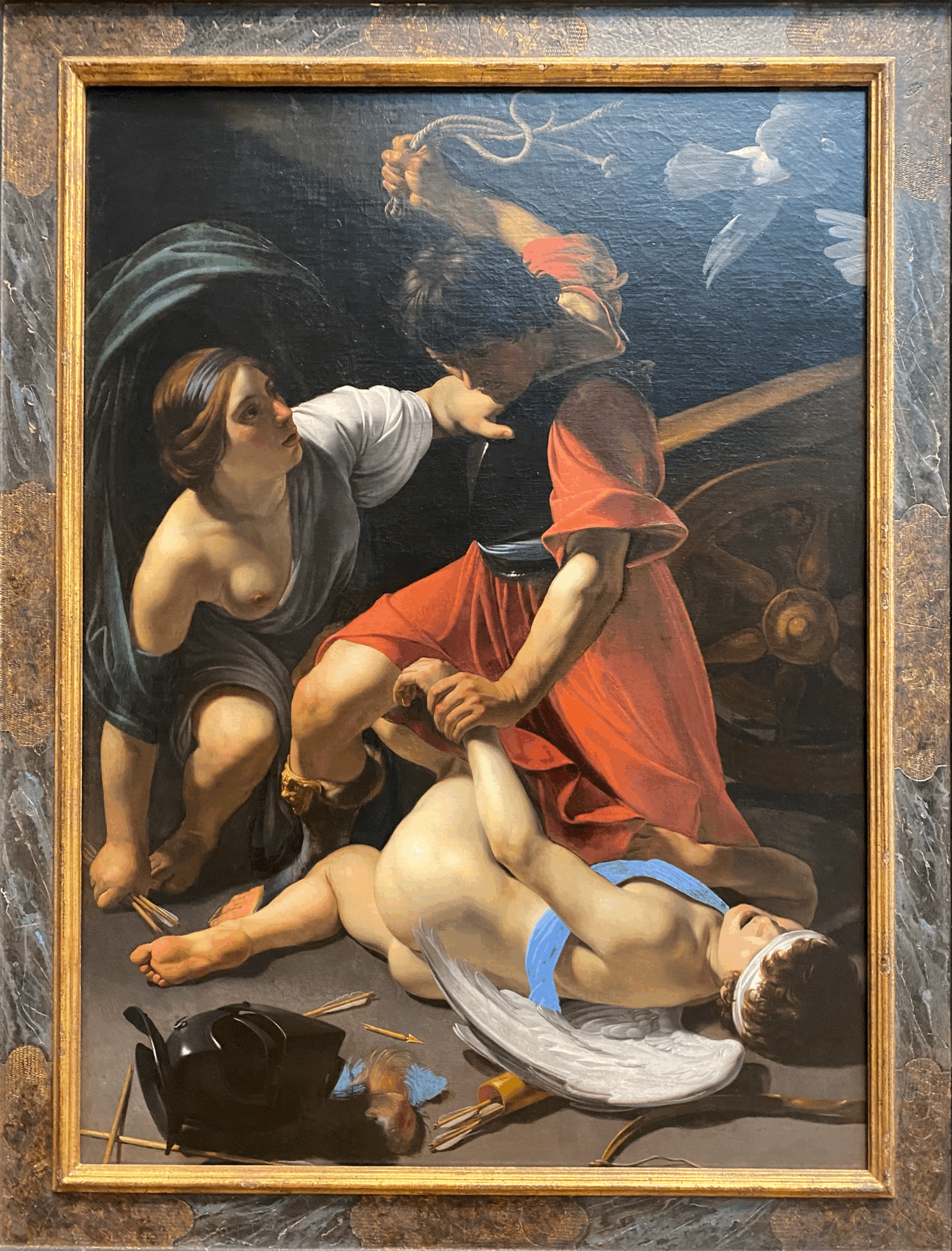 Mars Chasing Cupid by Bartolomeo Manfredi (1)