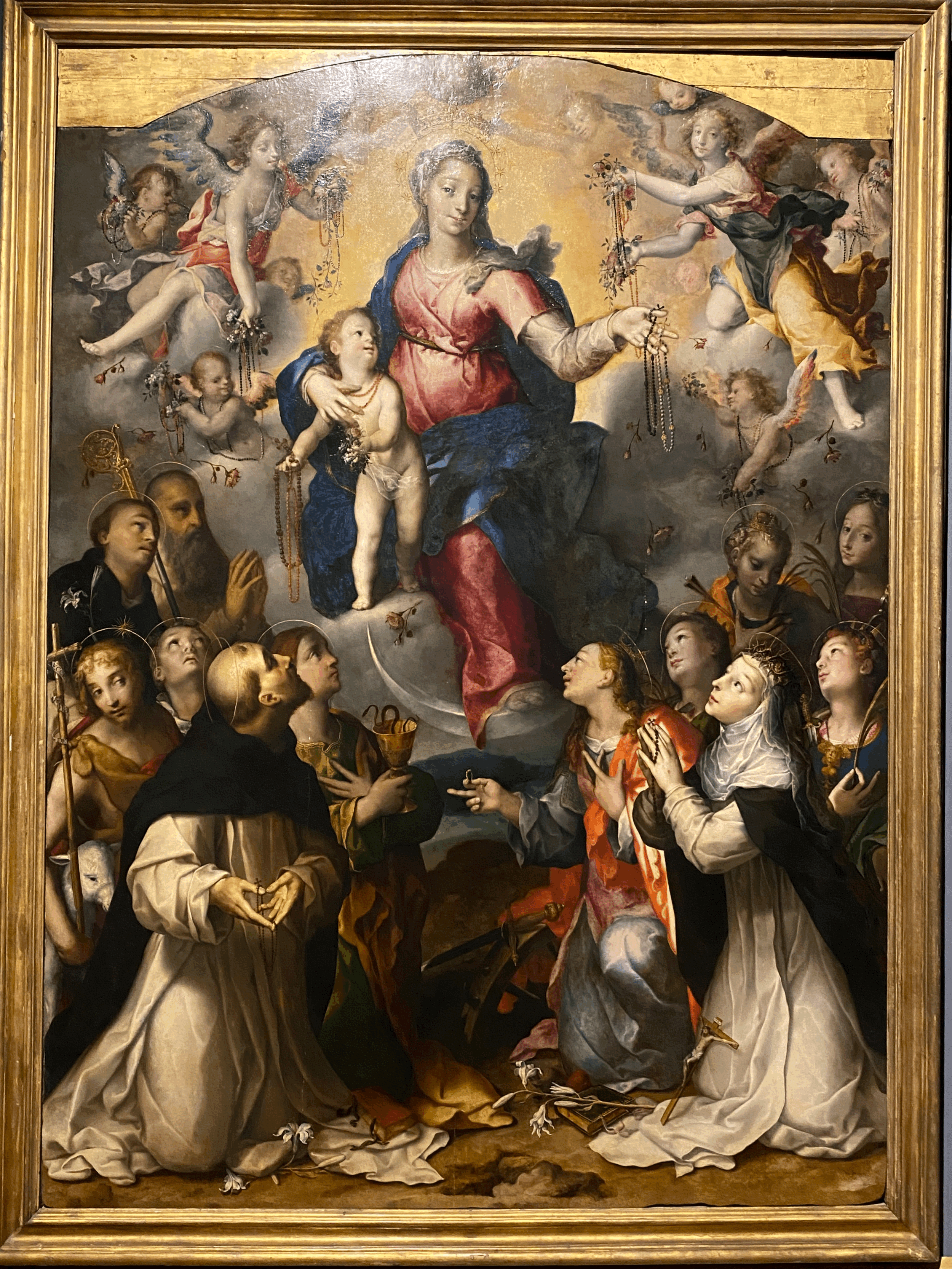 Madonna of the Rosary by Dirk Herndricksz (1)