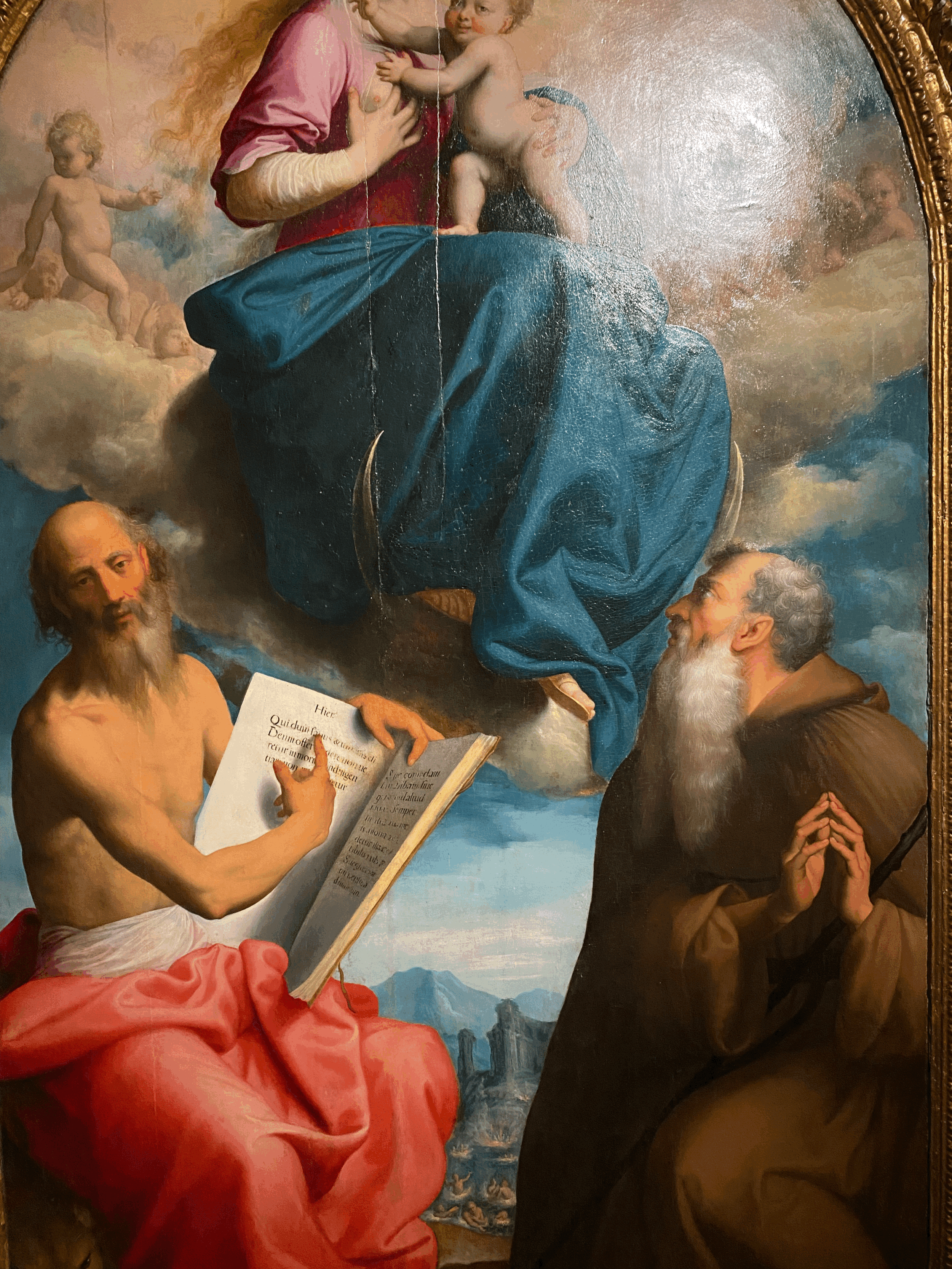 Madonna with Child and Saints by Fabrizio Santafede (2)