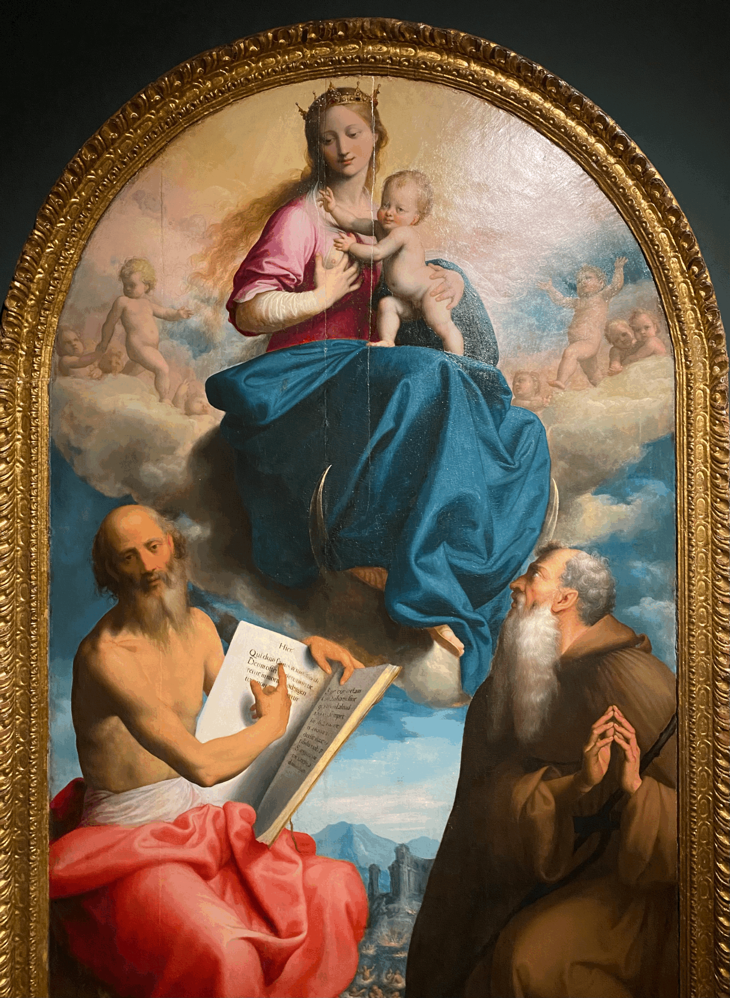 Madonna with Child and Saints by Fabrizio Santafede (1)
