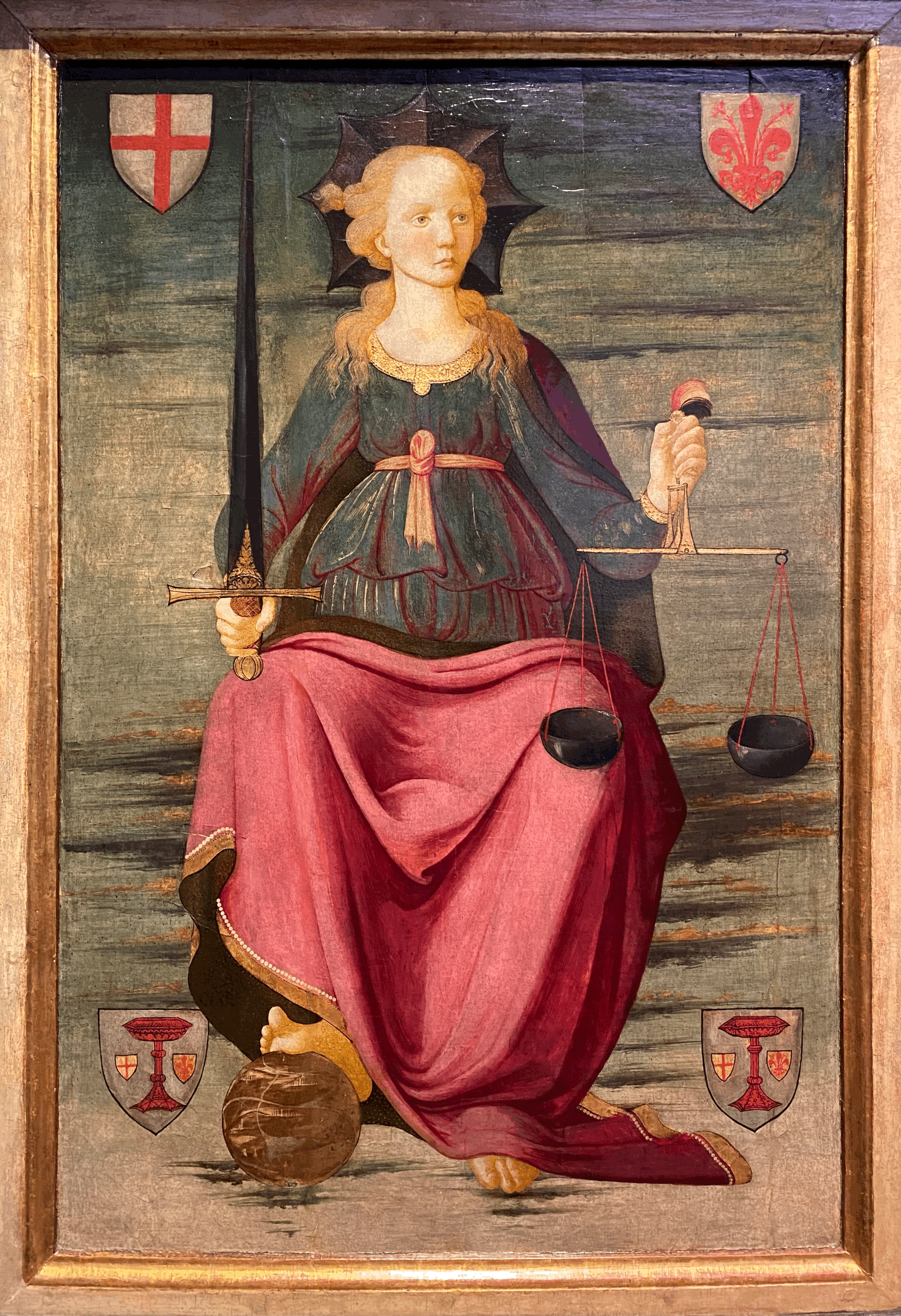 Allegory of Justice by Biagio di Antonio Tucci