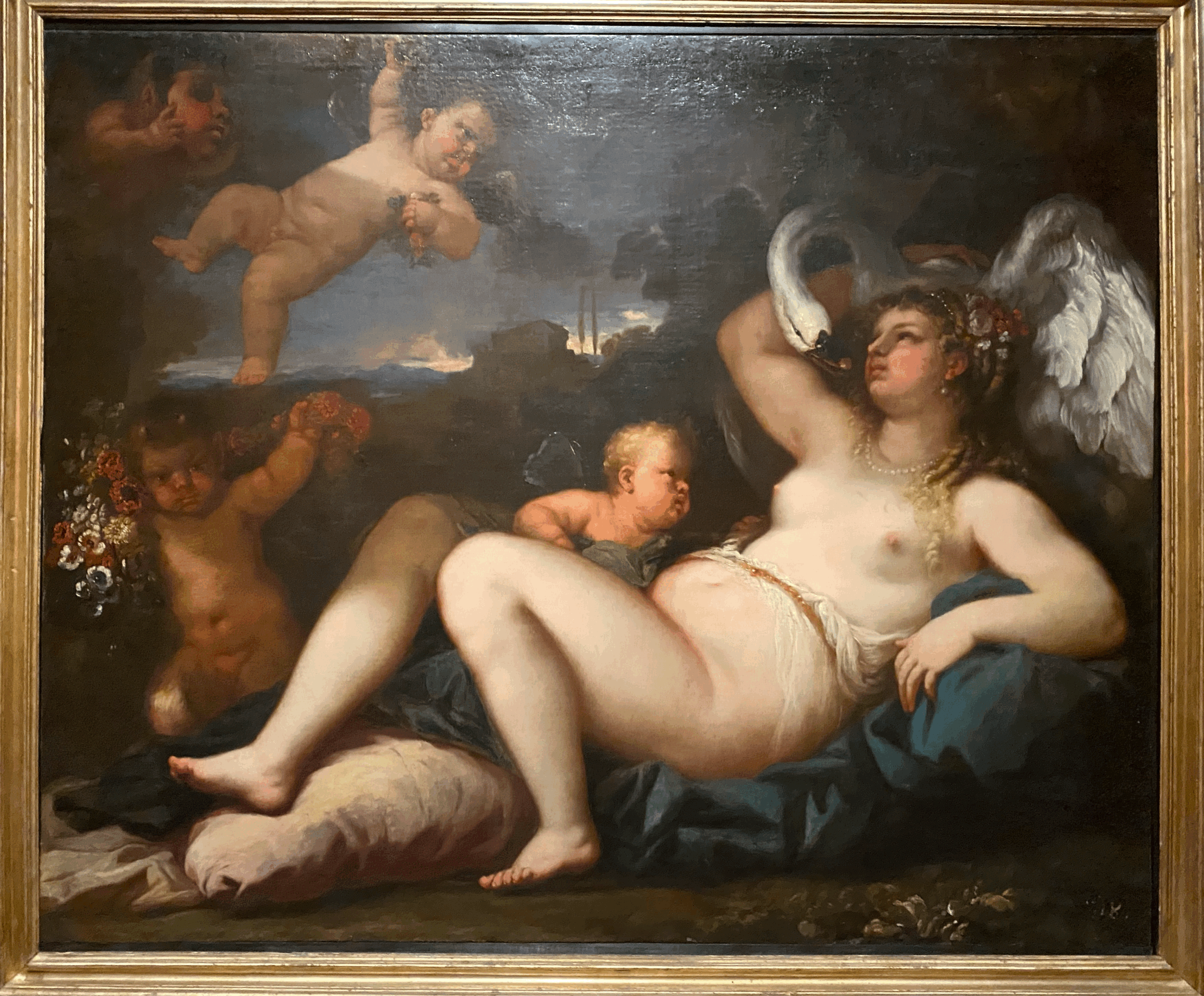 Leda and the Swan by Luca Giordano (1)