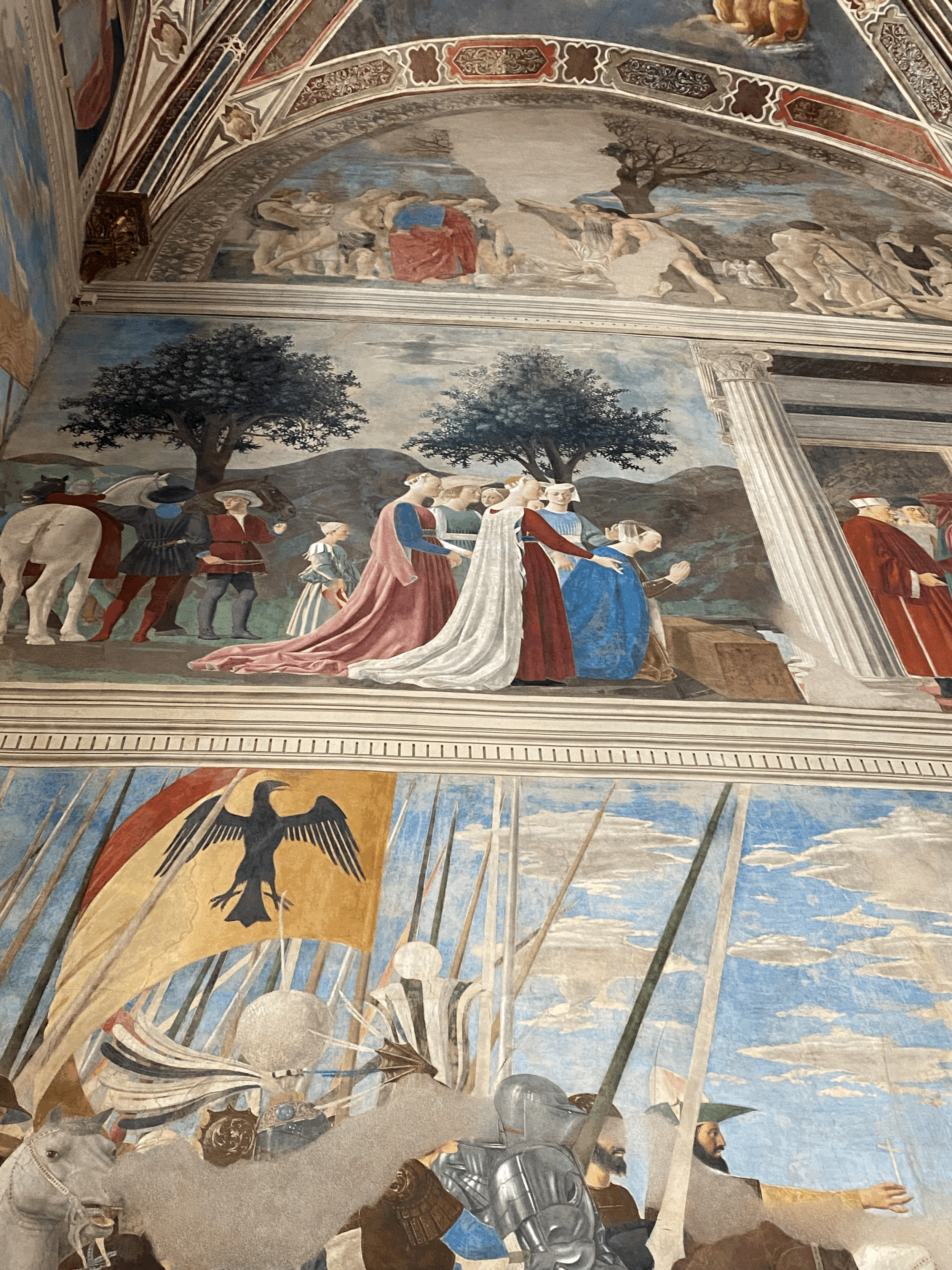 Adoration of the Sacred Wood by Piero della Francesca