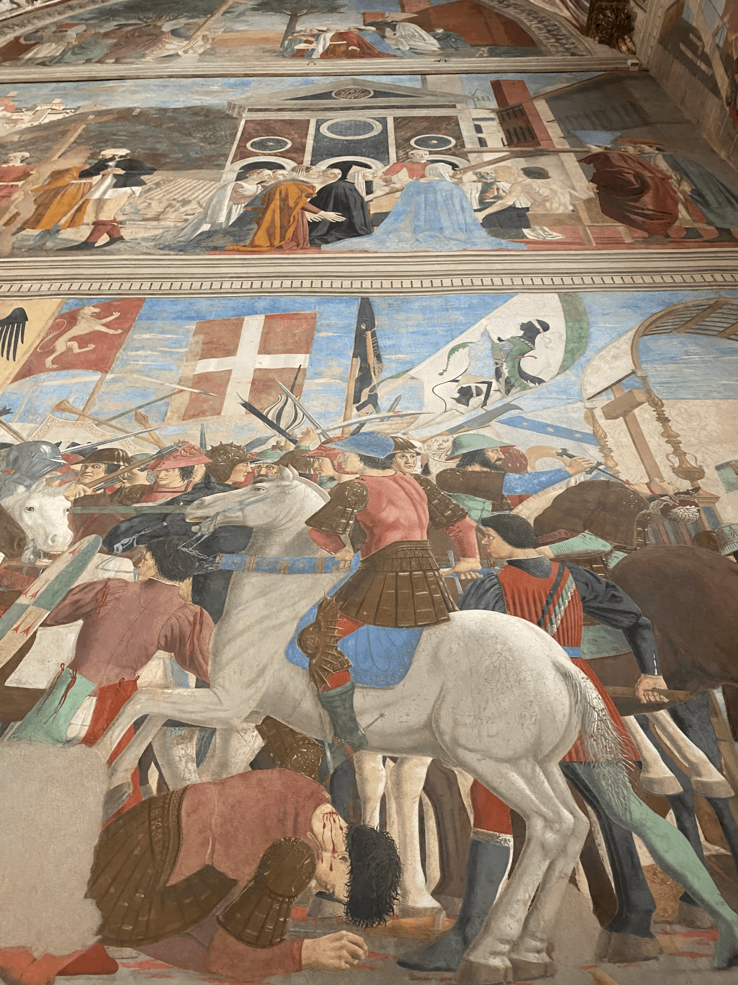 Battle between Heraclitus and Chosroes by Piero della Francesca (1)